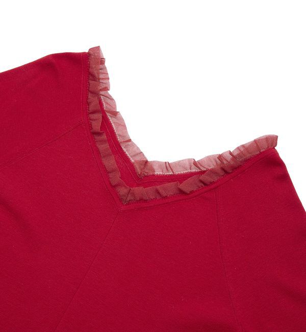 SOFFITTO「オフショルダーVネックニット」|ニット・セーター|