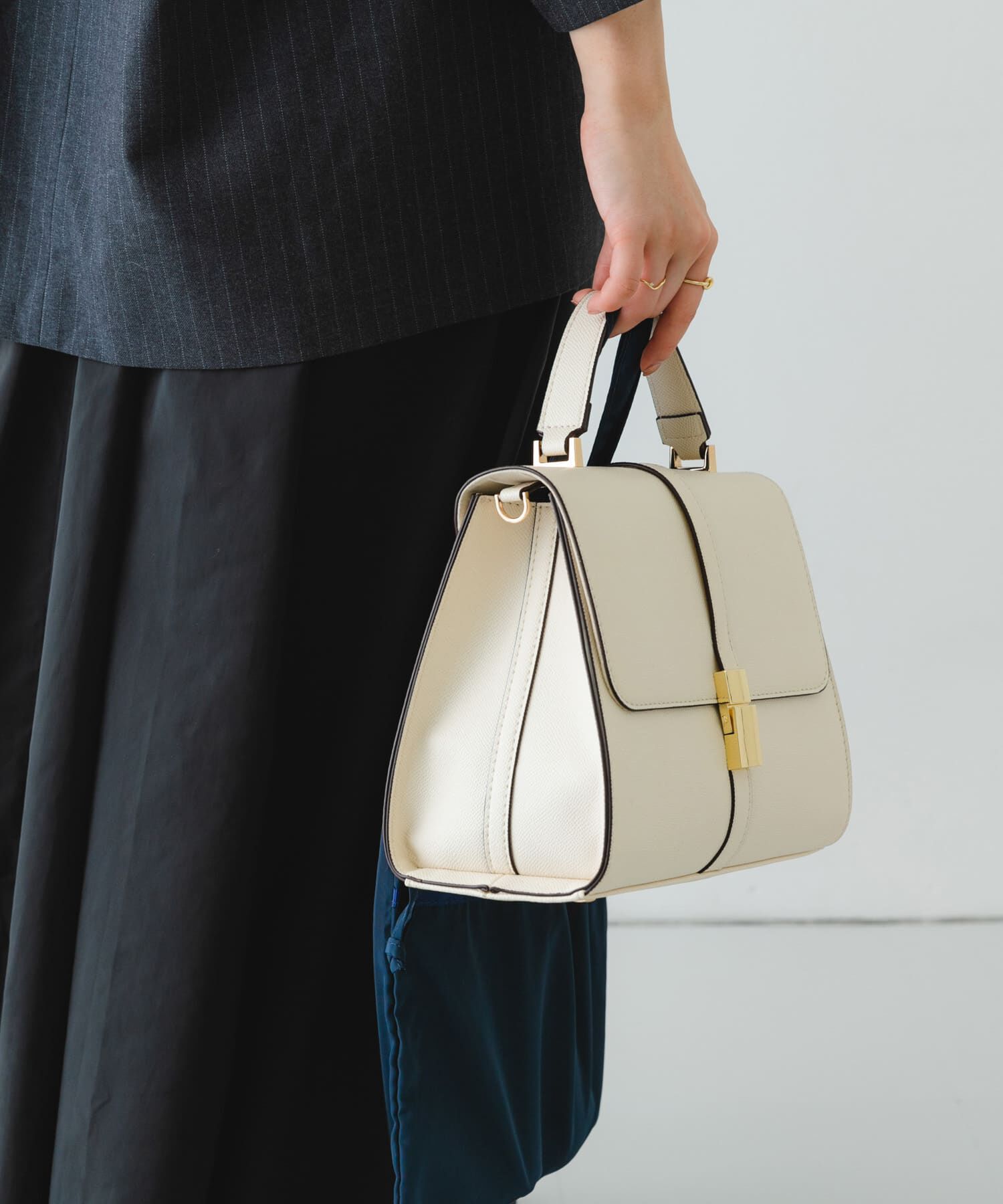 RODE SKO「サブバッグ付フラップハンドバッグ」|ハンドバッグ|