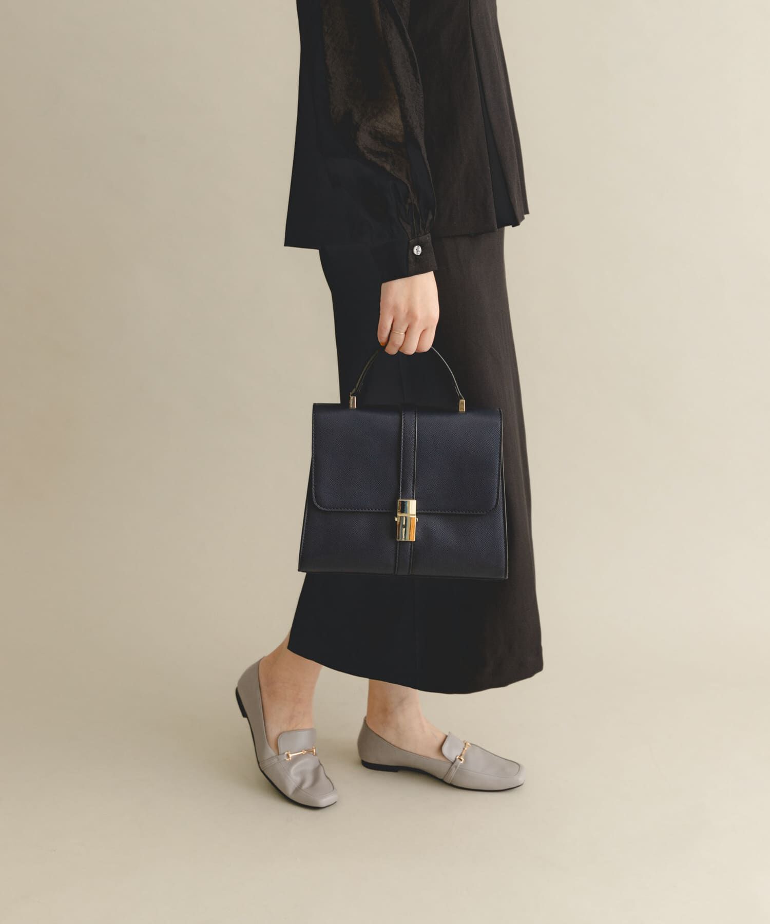 RODE SKO「サブバッグ付フラップハンドバッグ」|ハンドバッグ|