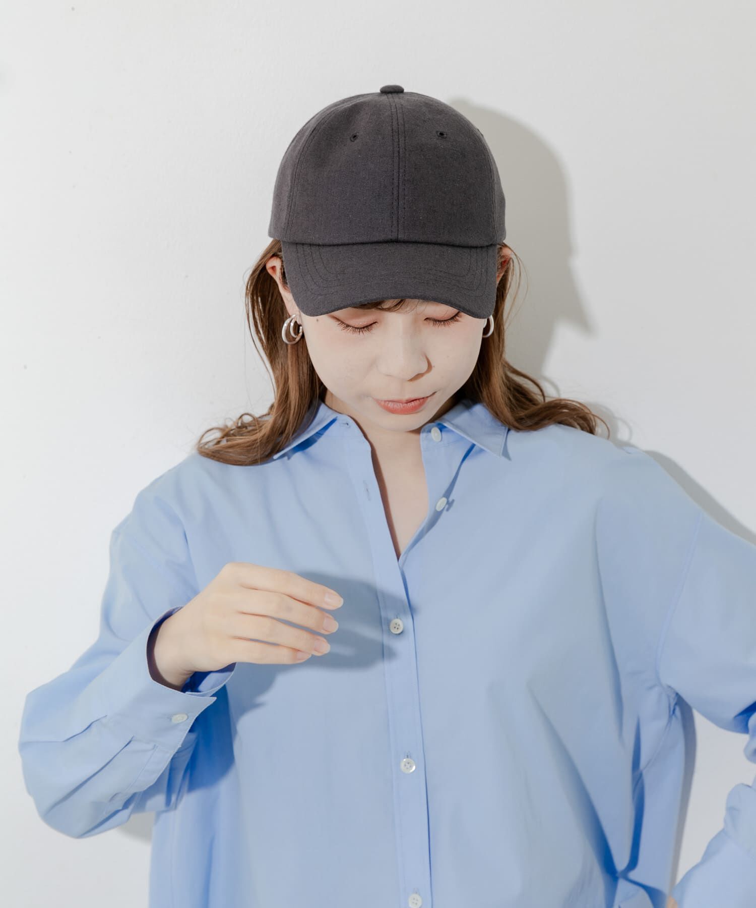 SMELLY「シンプルリネンキャップ」|キャップ・キャスケット|