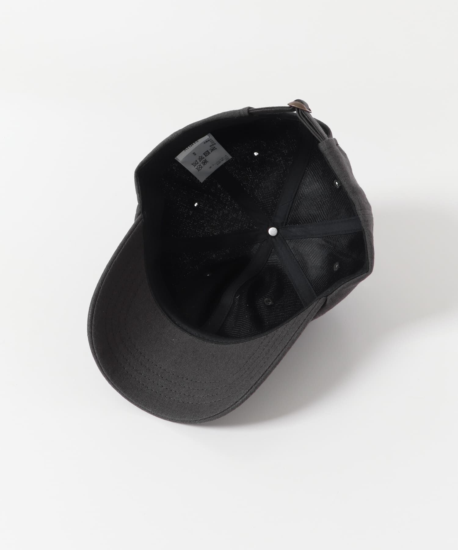 SMELLY「シンプルリネンキャップ」|キャップ・キャスケット|