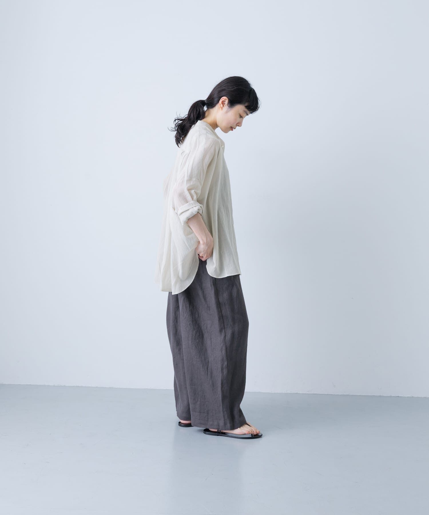 かぐれ「バックタックワイドシャツ」|シャツ・ブラウス|