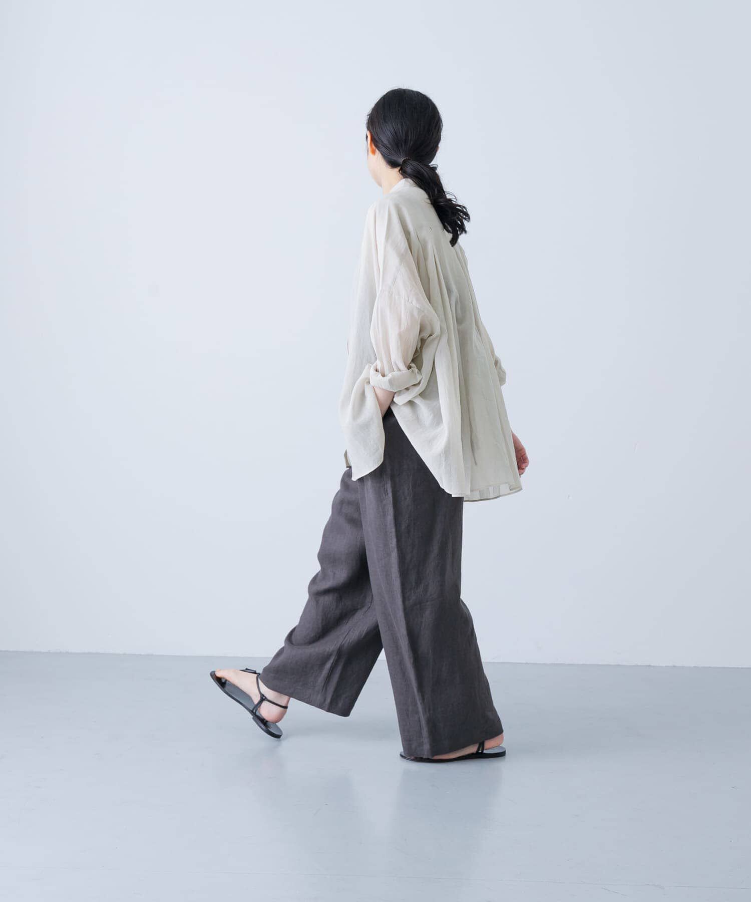 かぐれ「バックタックワイドシャツ」|シャツ・ブラウス|