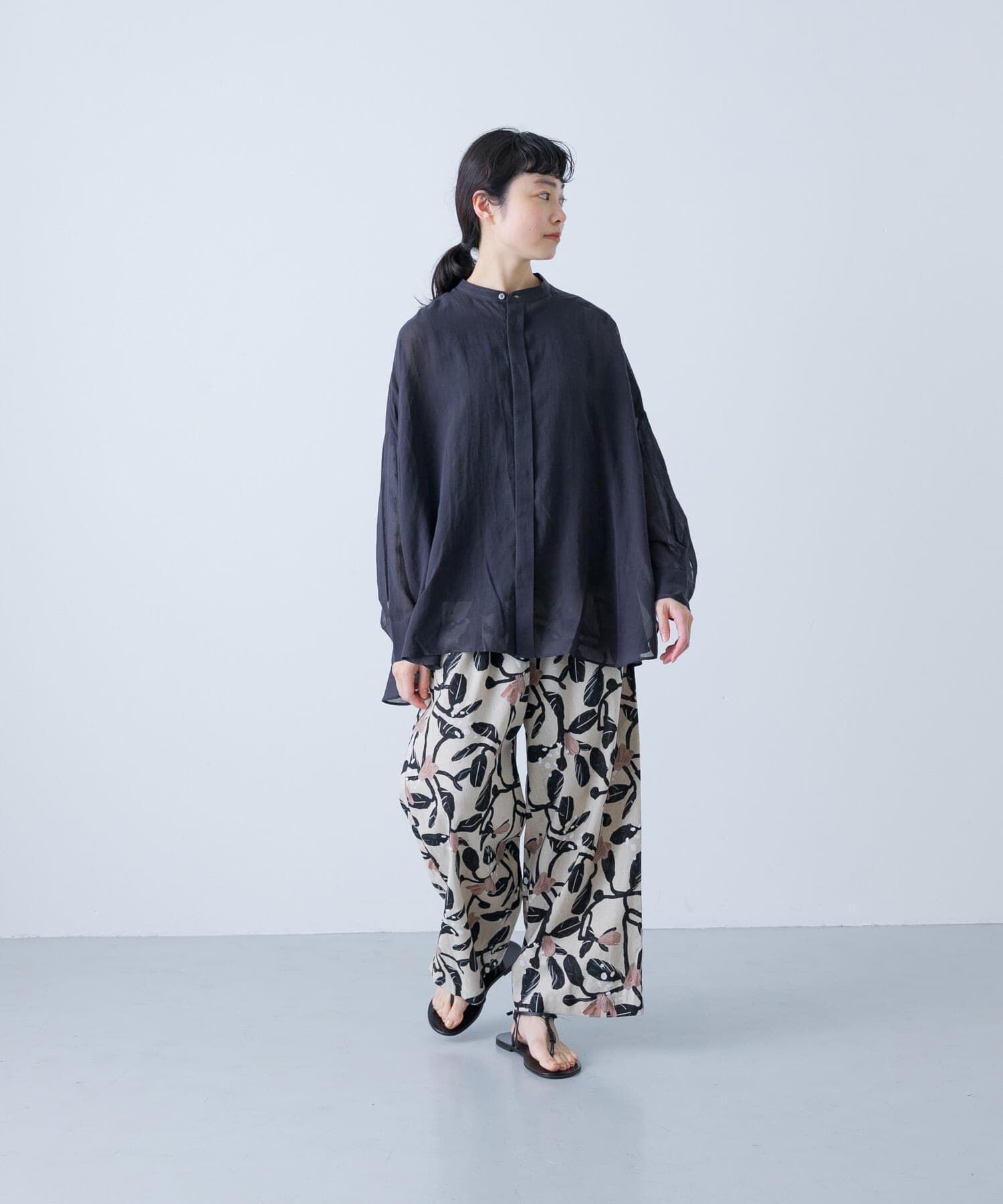 かぐれ「バックタックワイドシャツ」|シャツ・ブラウス|