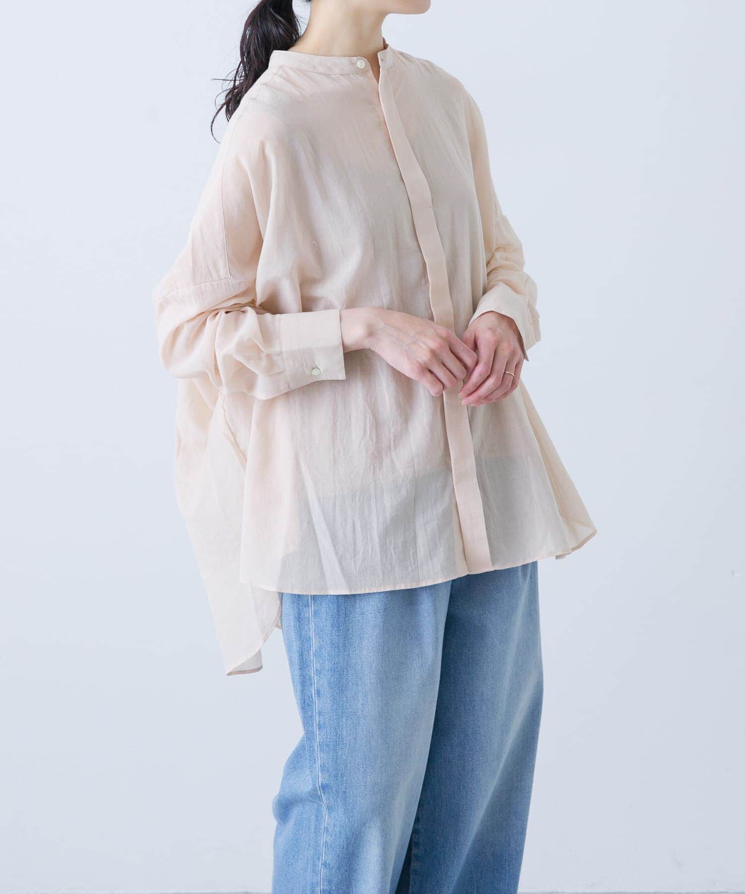 かぐれ「バックタックワイドシャツ」|シャツ・ブラウス|ピンク