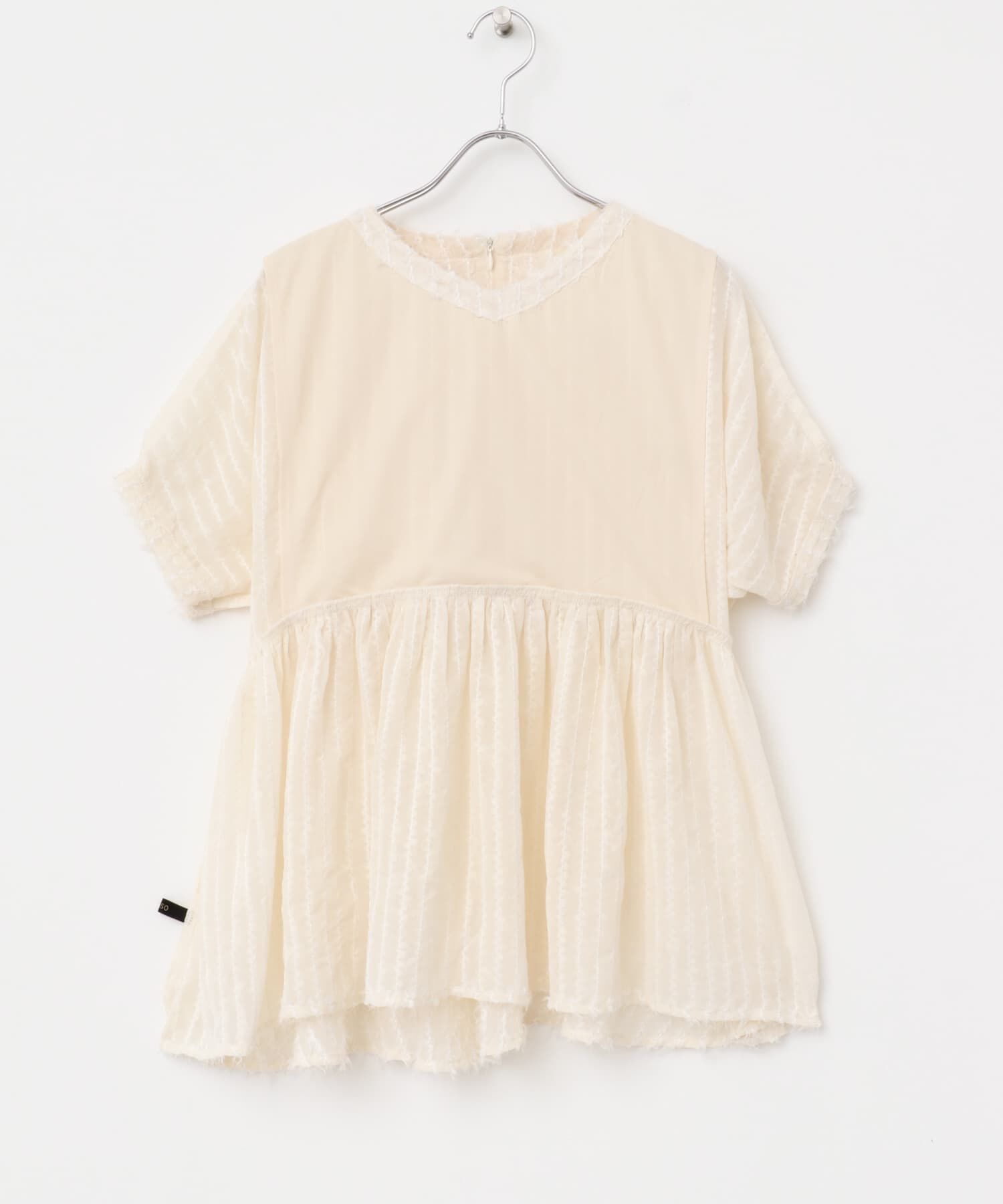 URBAN RESEARCH ROSSO「シアージャガードペプラムブラウス」|シャツ・ブラウス|