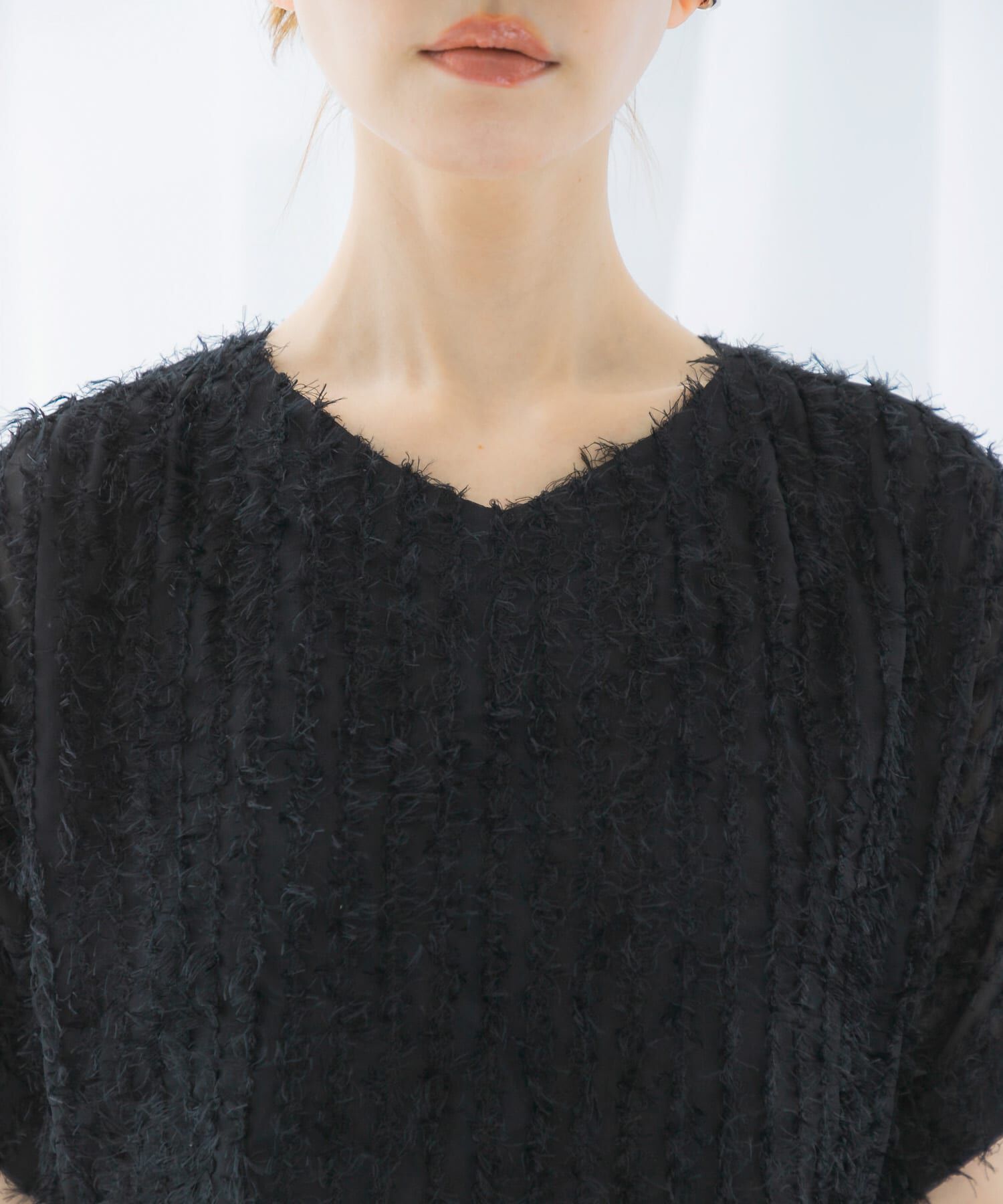 URBAN RESEARCH ROSSO「シアージャガードペプラムブラウス」|シャツ・ブラウス|