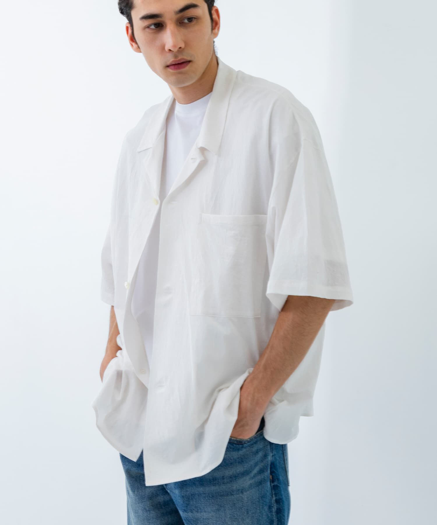 URBAN RESEARCH「GGG　Open Collar Short-Sleeve Shirts」|シャツ・ブラウス|