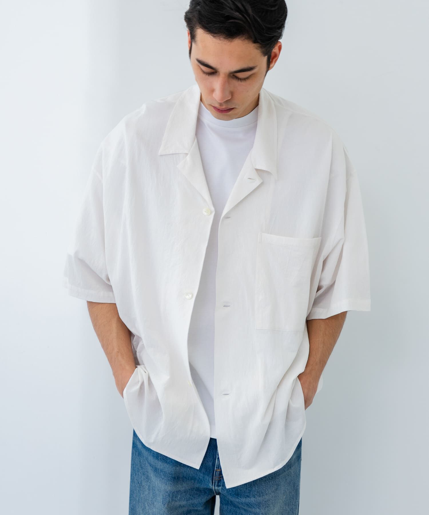 URBAN RESEARCH「GGG　Open Collar Short-Sleeve Shirts」|シャツ・ブラウス|