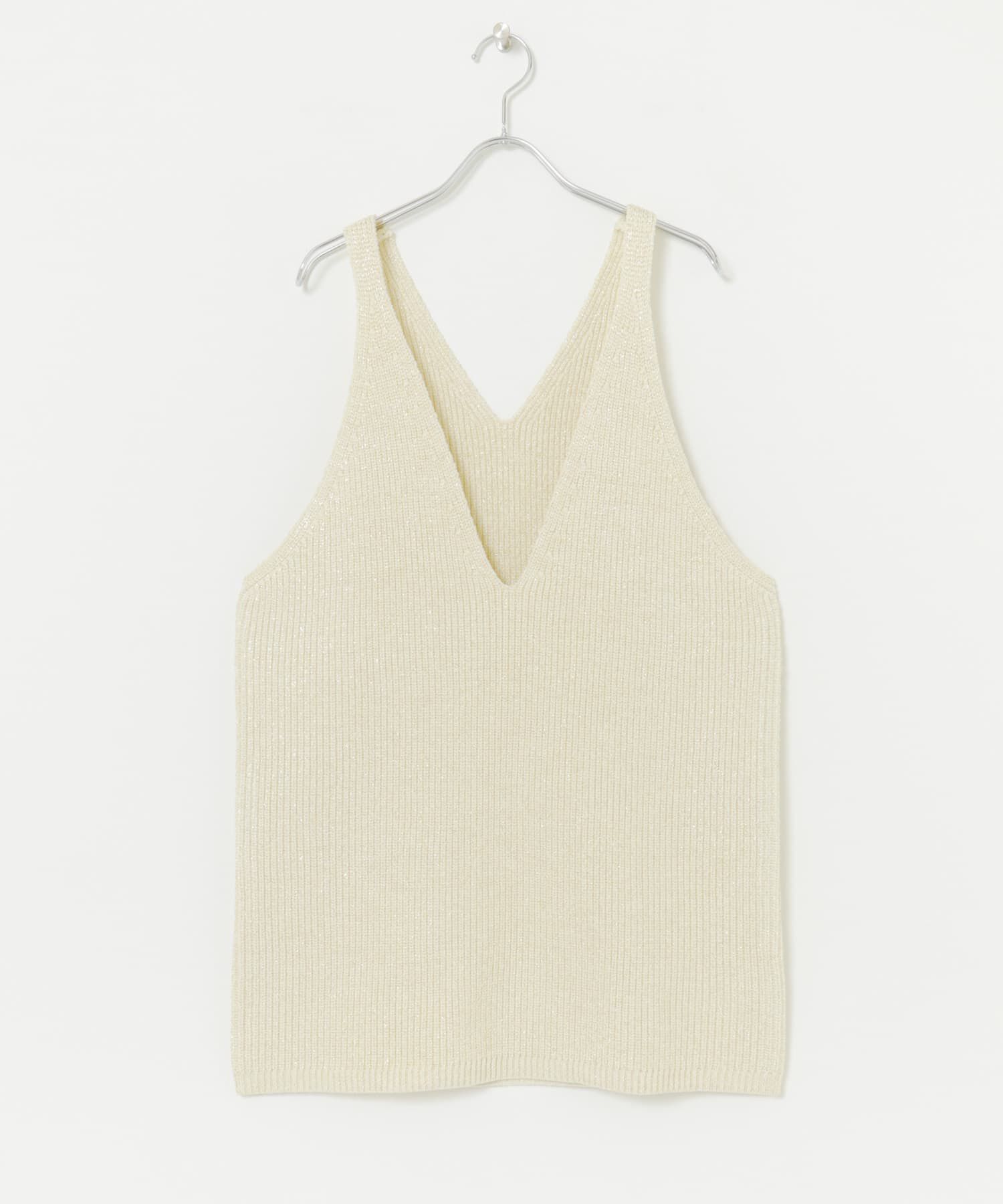 URBAN RESEARCH「チュニックラメニットベスト」|ニット・セーター|