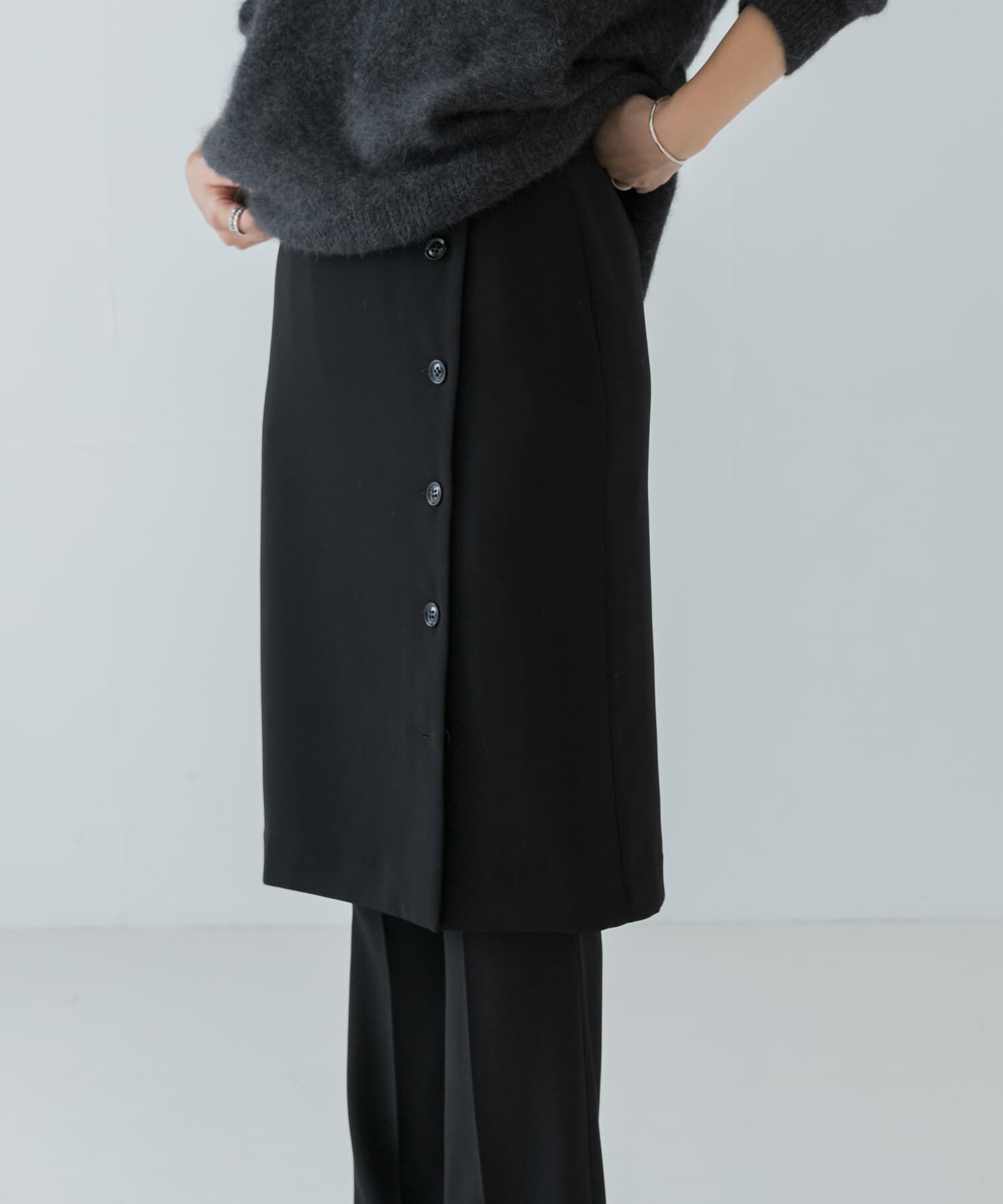 URBAN RESEARCH「レイヤードラップスカート」|スカート|