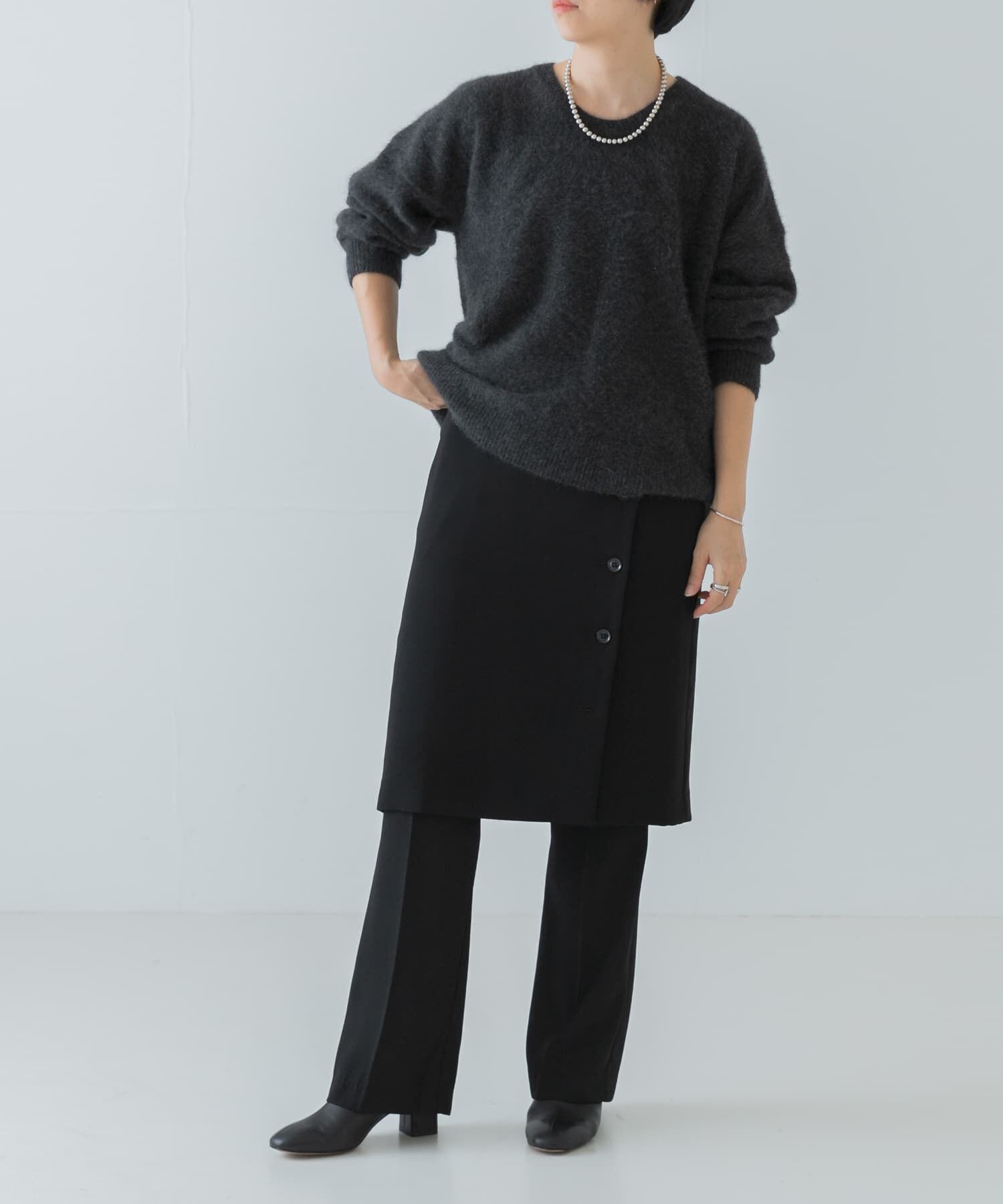 URBAN RESEARCH「レイヤードラップスカート」|スカート|