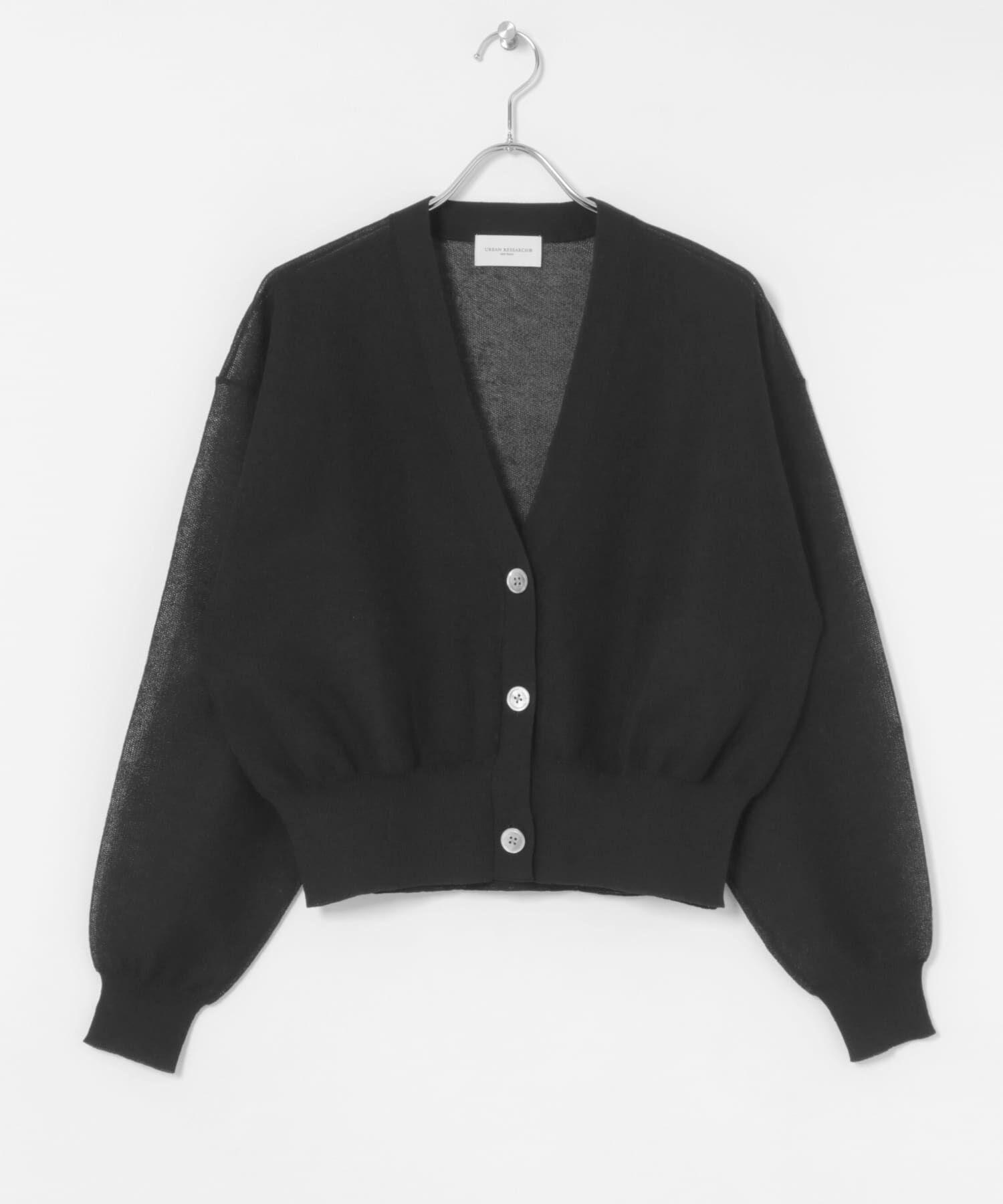 URBAN RESEARCH「new basic　リネン混スポンディッシュニットカーディガン」|カーディガン|