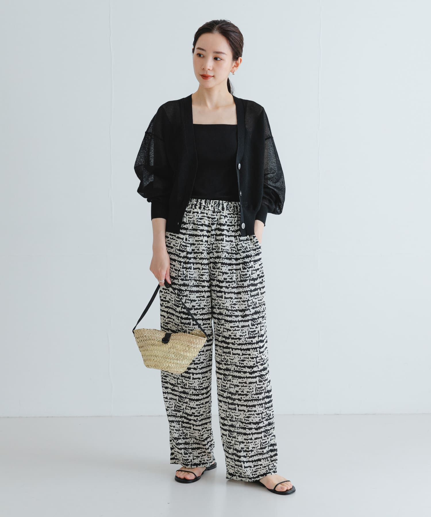 URBAN RESEARCH「new basic　リネン混スポンディッシュニットカーディガン」|カーディガン|