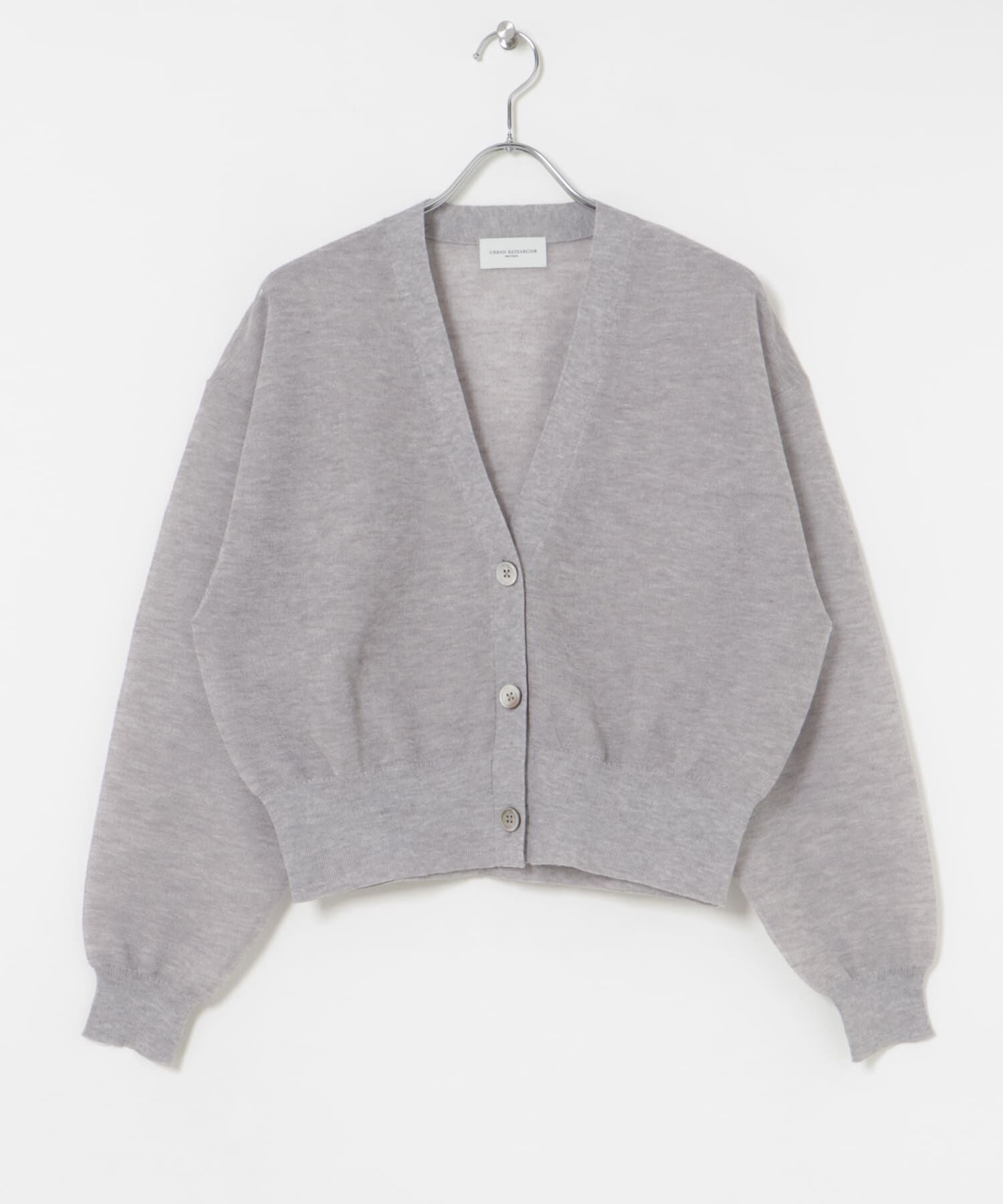 URBAN RESEARCH「new basic　リネン混スポンディッシュニットカーディガン」|カーディガン|