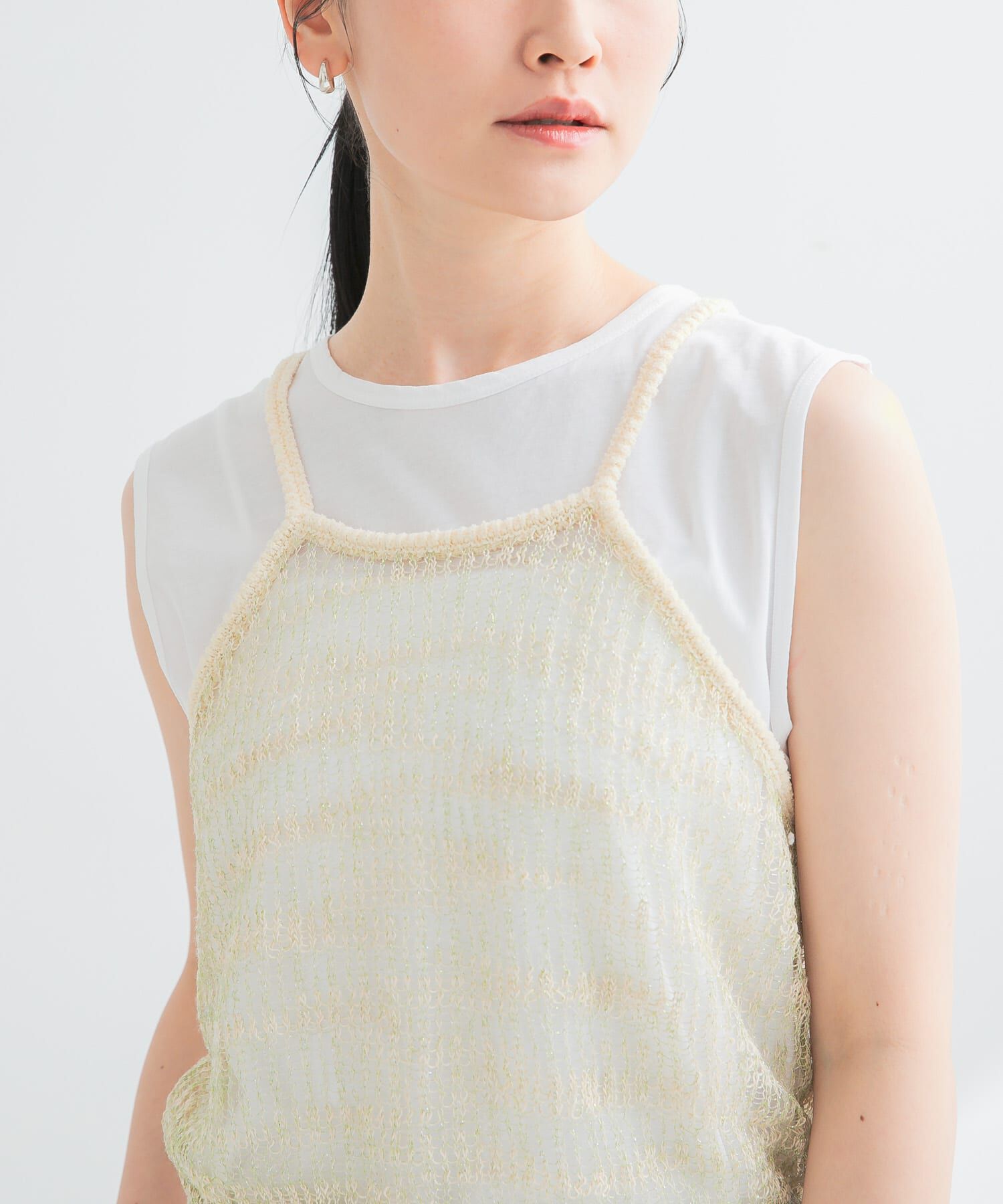 URBAN RESEARCH「シアーラメキャミソール」|キャミソール|