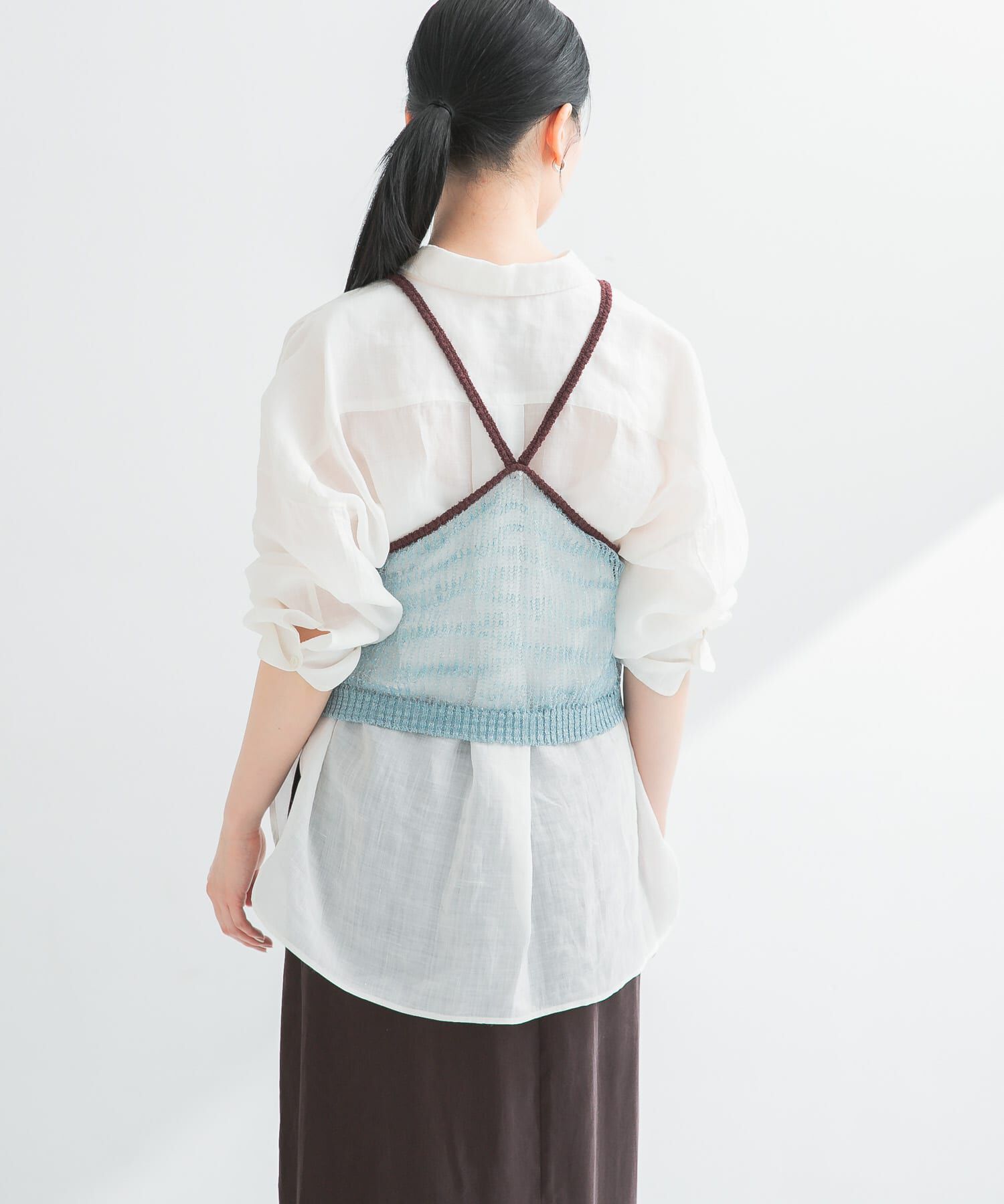 URBAN RESEARCH「シアーラメキャミソール」|キャミソール|