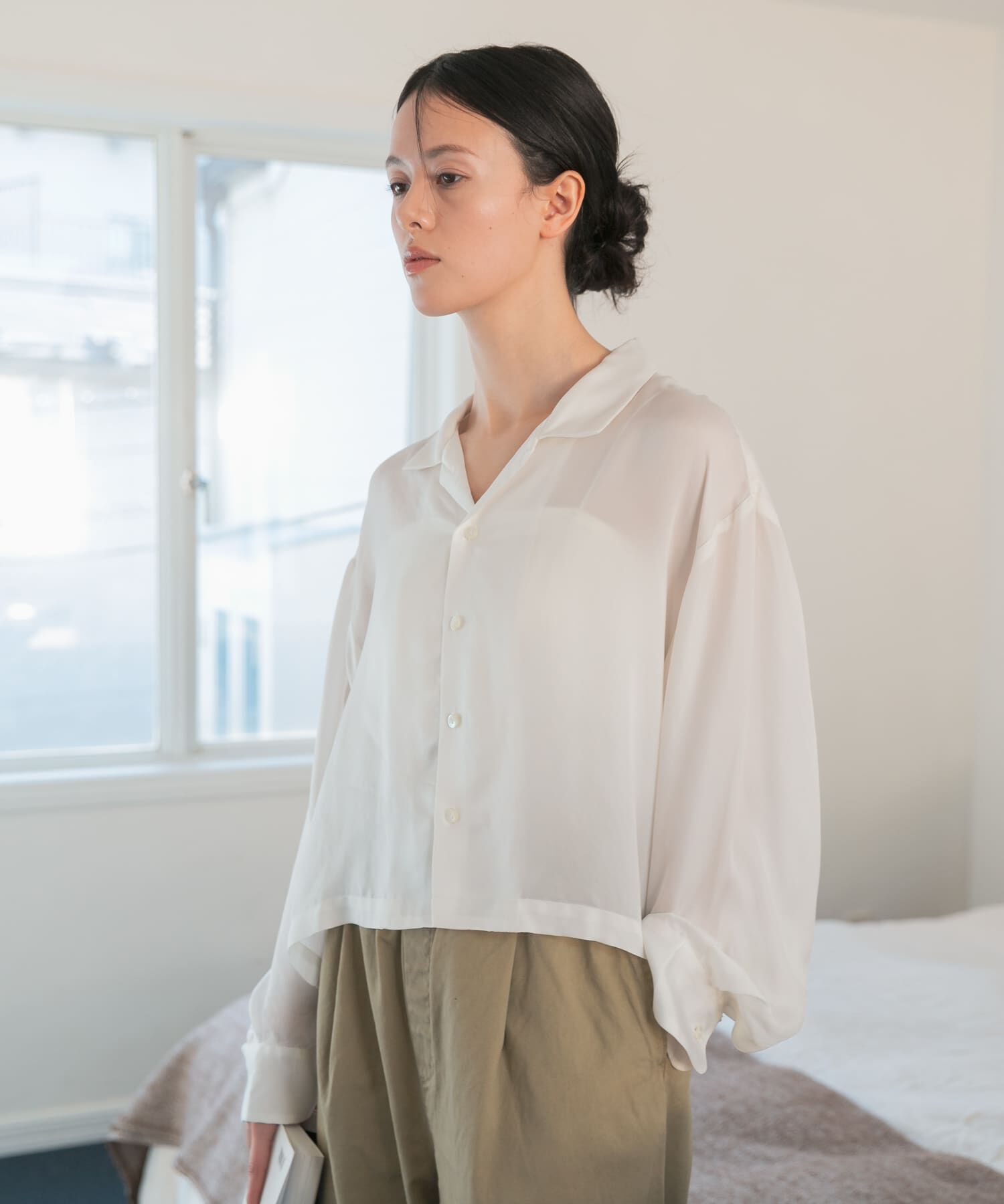 URBAN RESEARCH「new basic　キュプラショートシャツ」|シャツ・ブラウス|