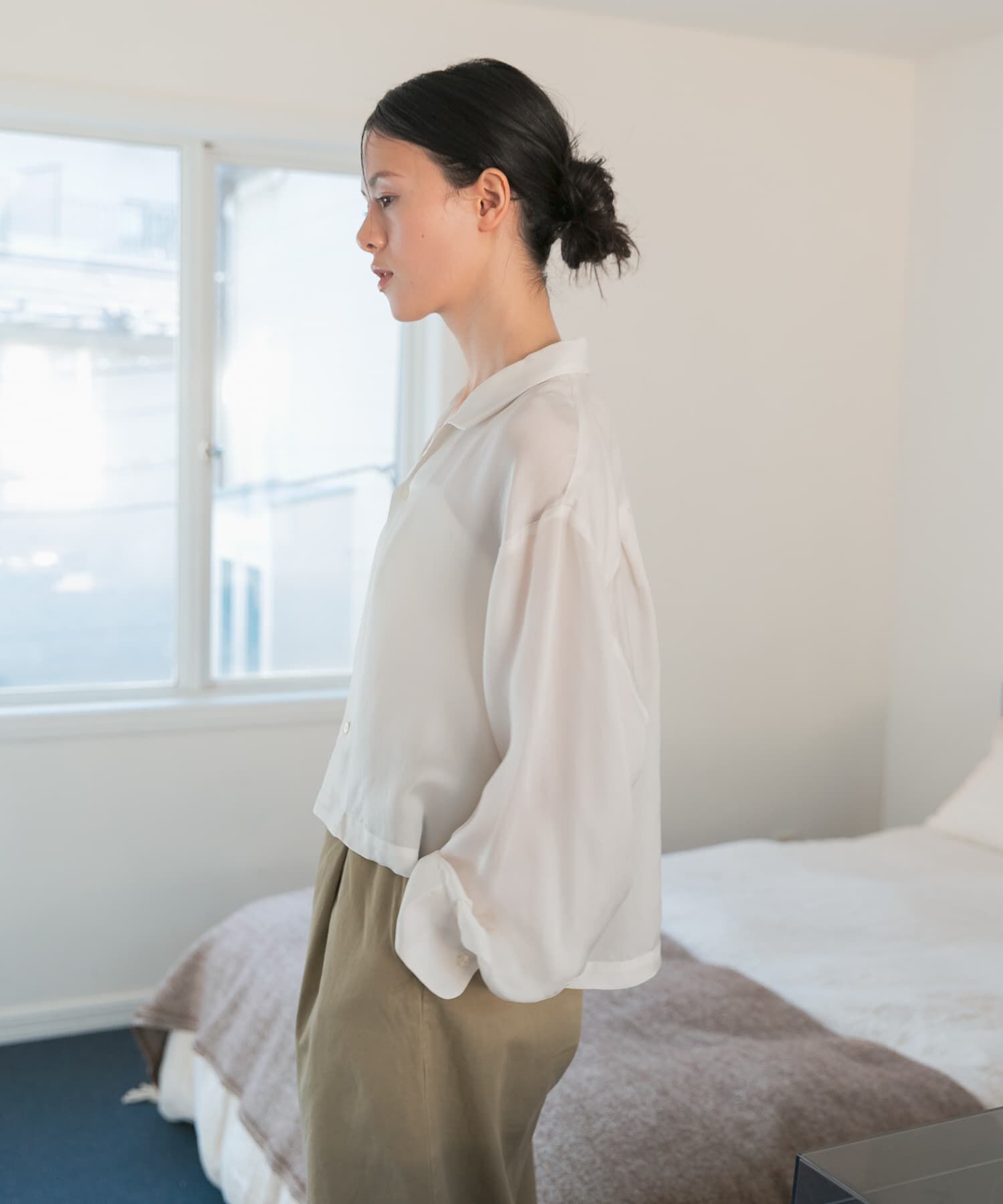 URBAN RESEARCH「new basic　キュプラショートシャツ」|シャツ・ブラウス|