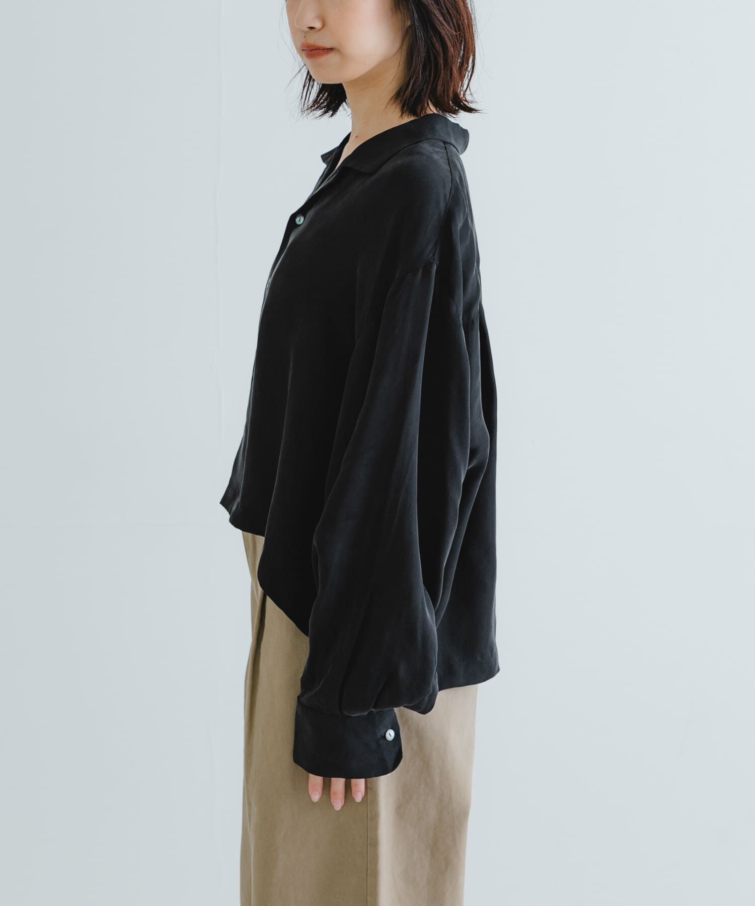 URBAN RESEARCH「new basic　キュプラショートシャツ」|シャツ・ブラウス|