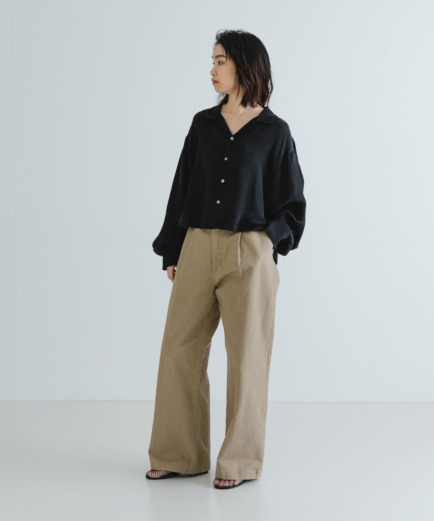 URBAN RESEARCH「new basic　キュプラショートシャツ」|シャツ・ブラウス|