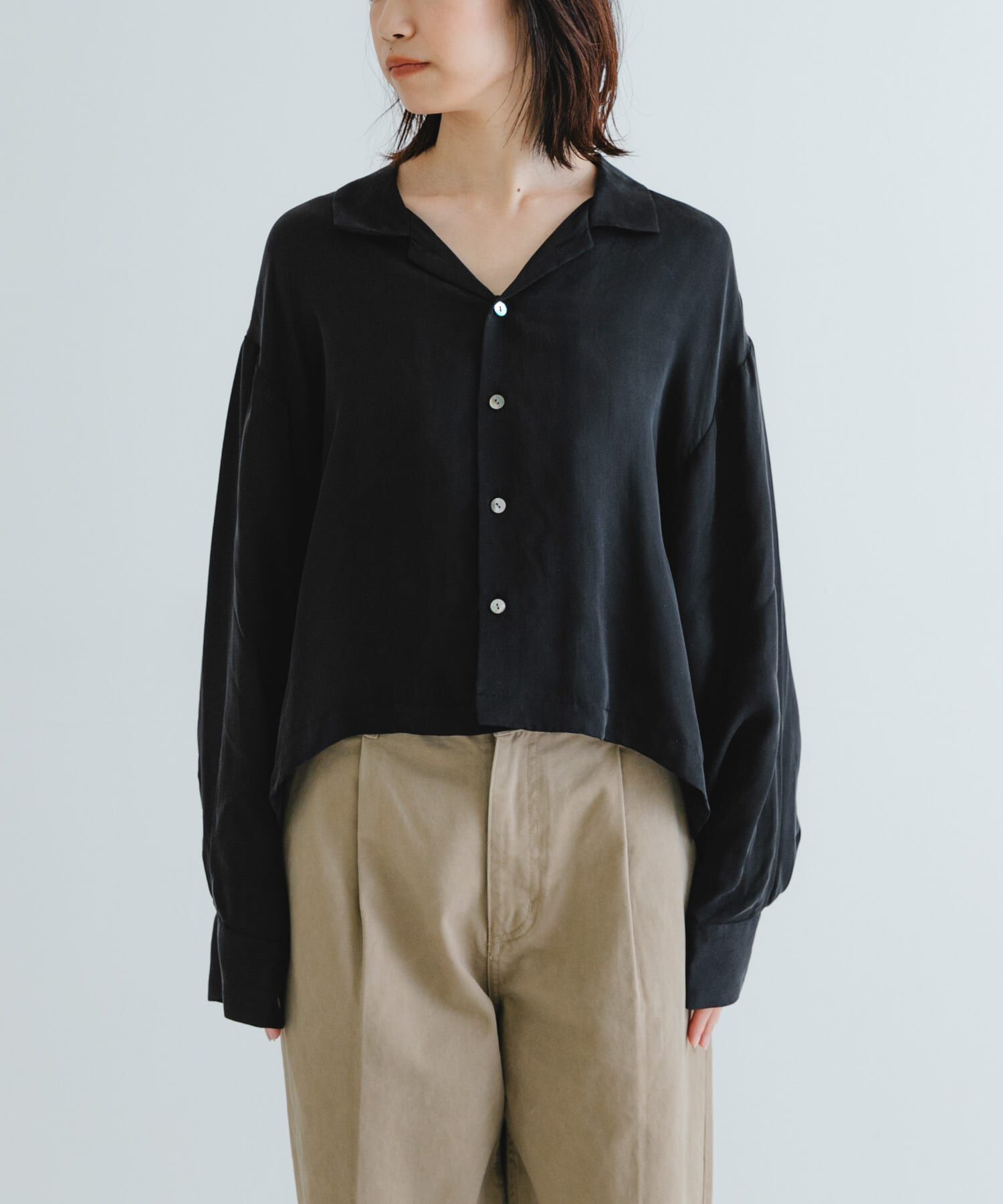 URBAN RESEARCH「new basic　キュプラショートシャツ」|シャツ・ブラウス|