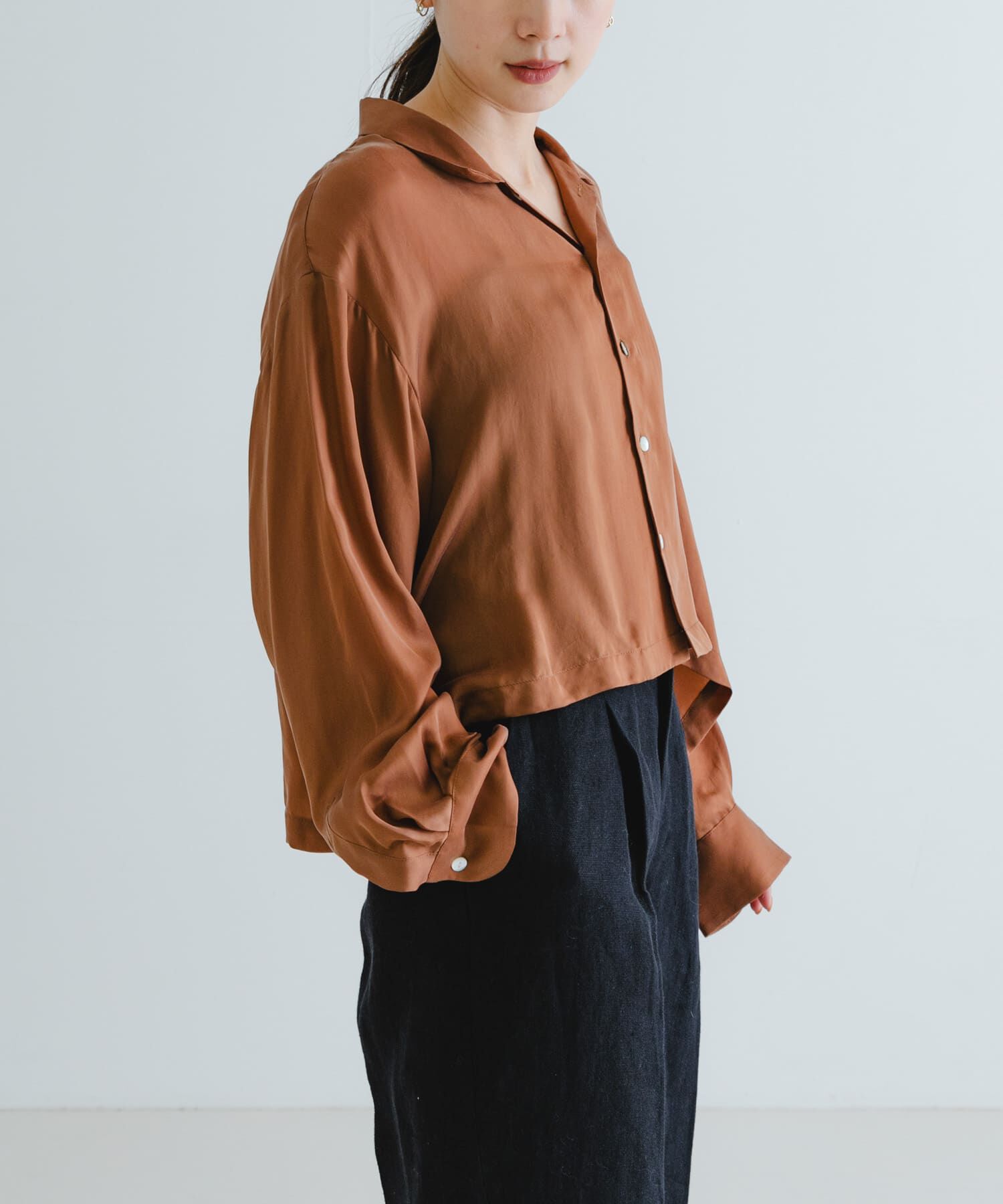 URBAN RESEARCH「new basic　キュプラショートシャツ」|シャツ・ブラウス|