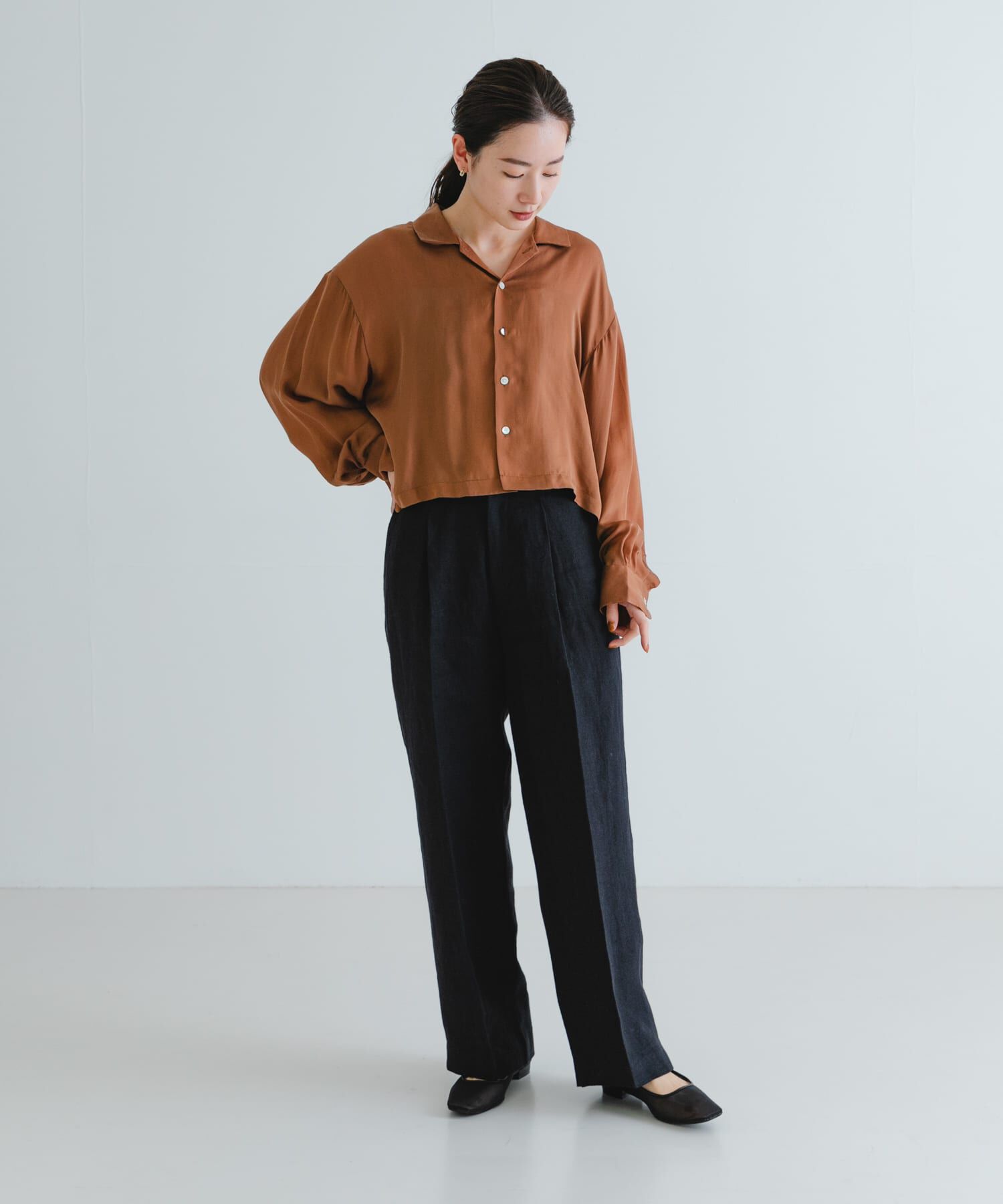 URBAN RESEARCH「new basic　キュプラショートシャツ」|シャツ・ブラウス|