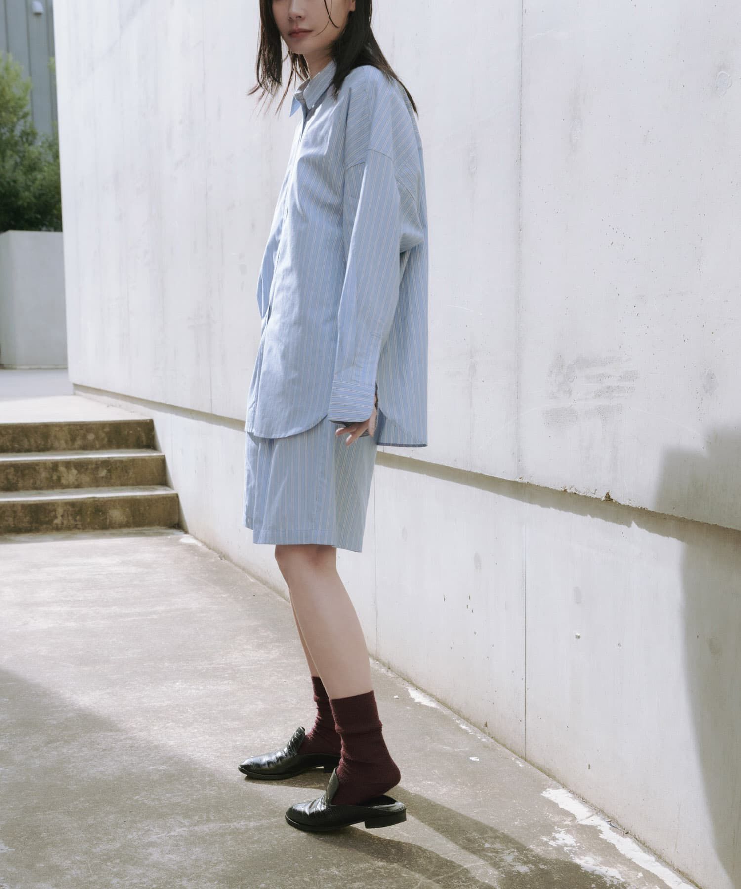 URBAN RESEARCH「new basic　インドスビンコットンストライプハーフパンツ」|その他|