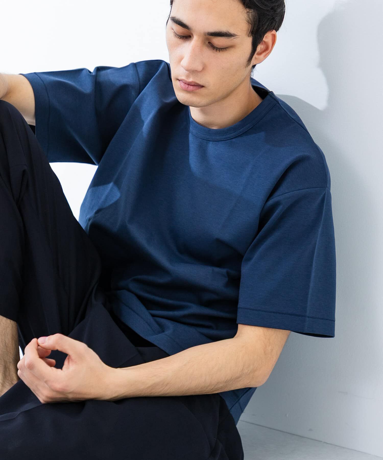 URBAN RESEARCH「接触冷感スムージーTシャツ」|Tシャツ・カットソー|ネイビー