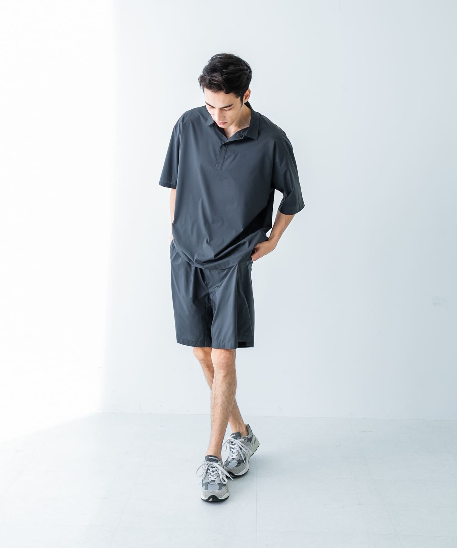 URBAN RESEARCH「SHADOW RIP リブポロシャツ」|ポロシャツ|