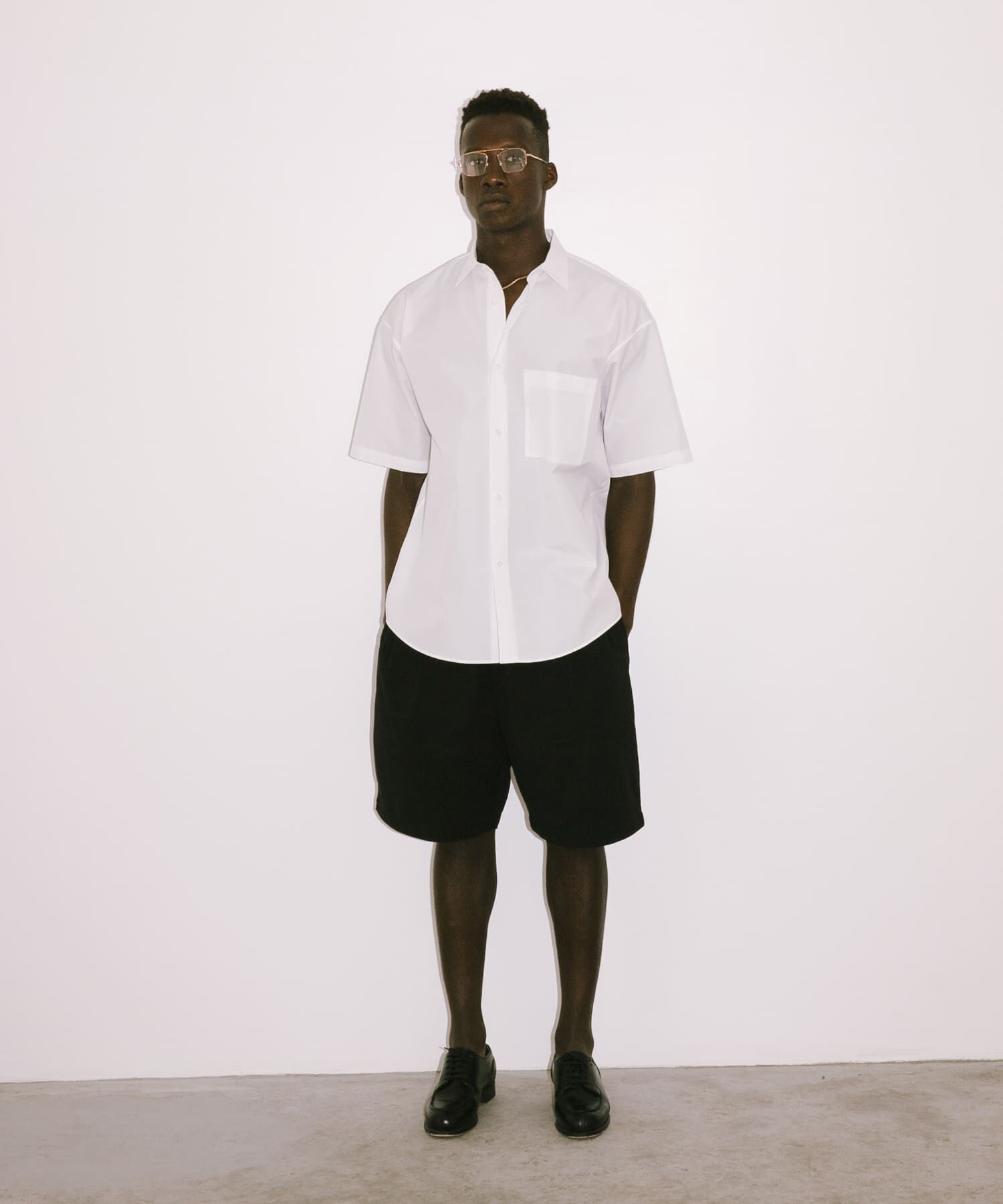 URBAN RESEARCH「new basic　THOMAS MASON SHORT-SLEEVE OVER SHIRTS」|シャツ・ブラウス|