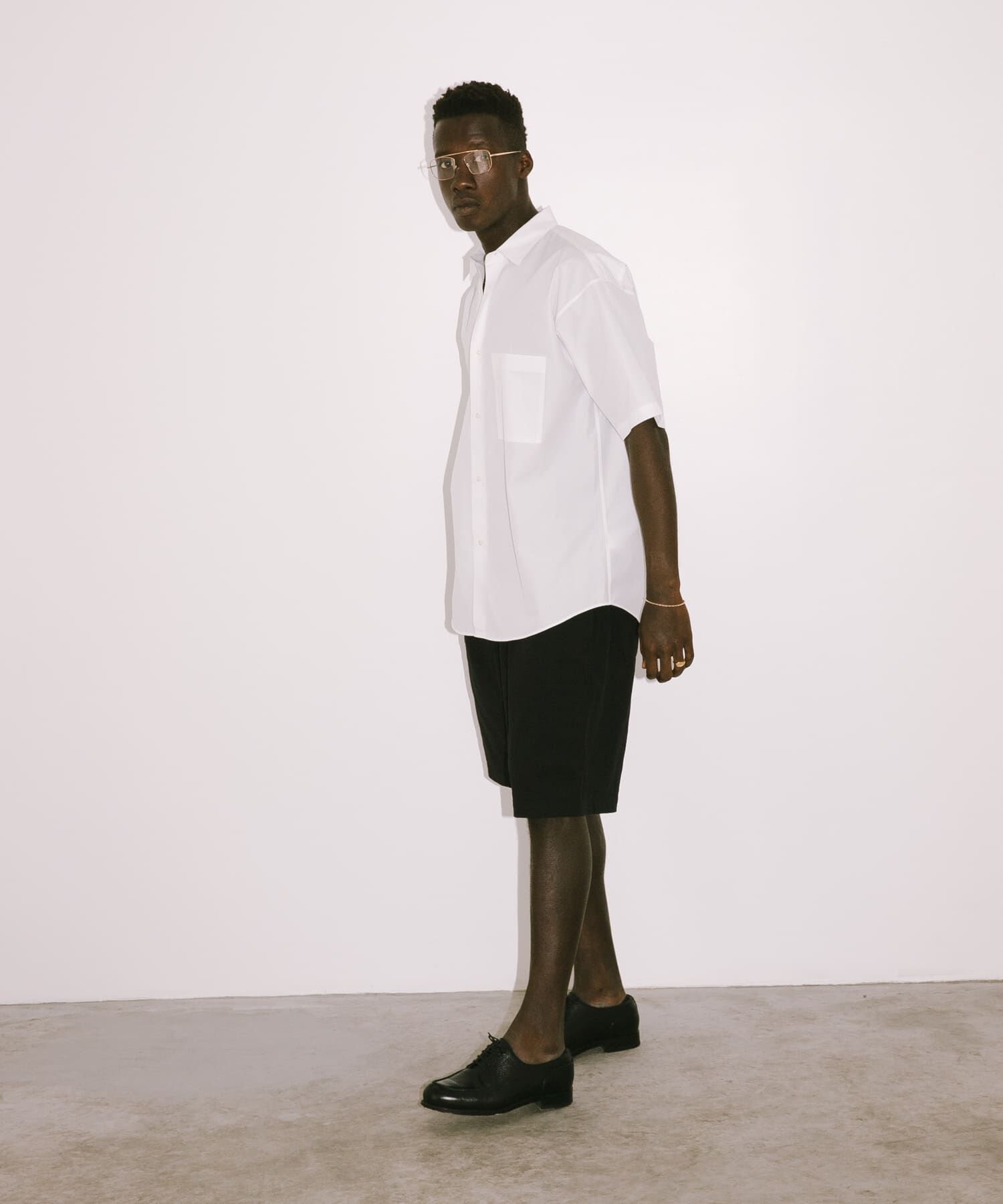 URBAN RESEARCH「new basic　THOMAS MASON SHORT-SLEEVE OVER SHIRTS」|シャツ・ブラウス|