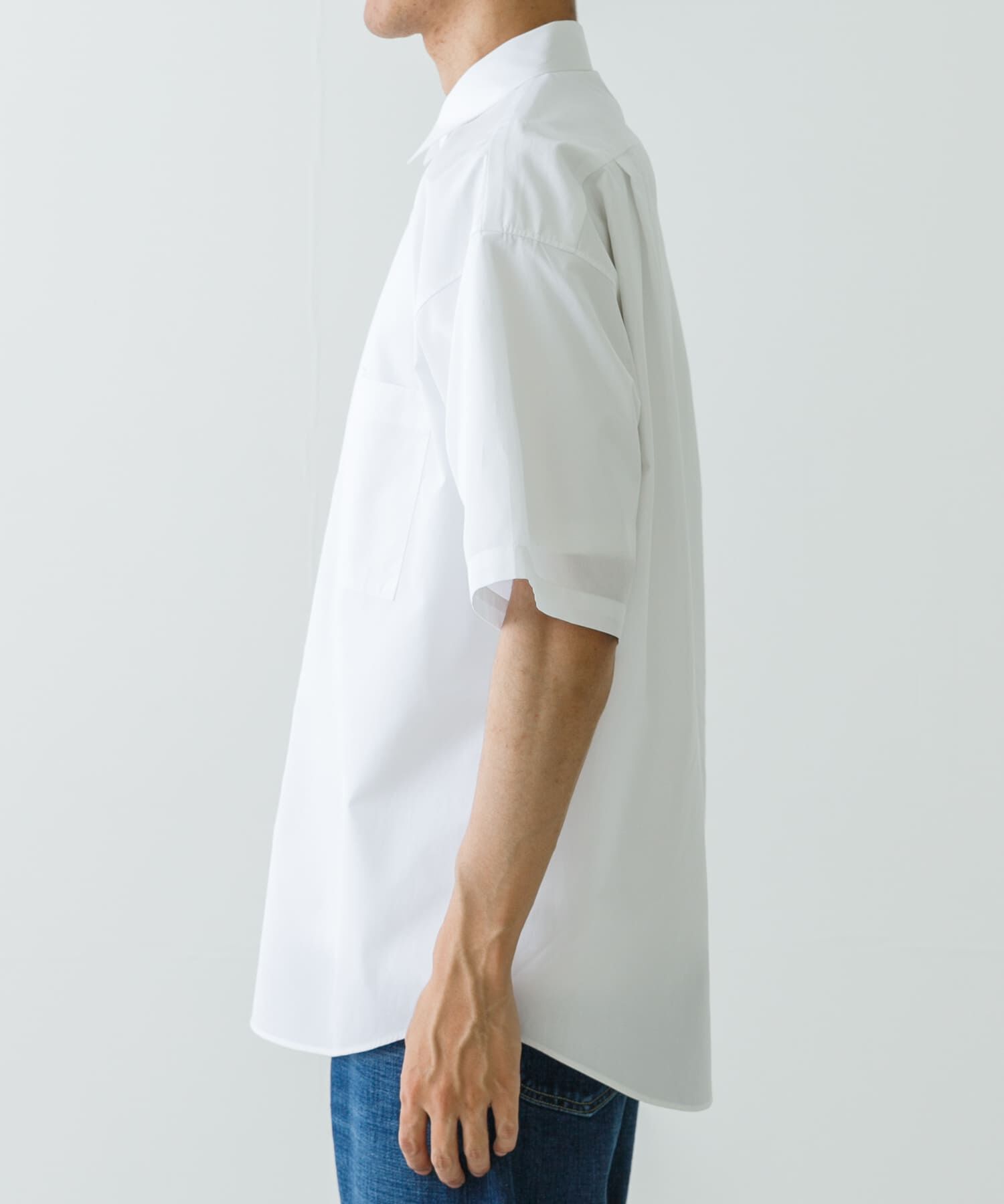 URBAN RESEARCH「new basic　THOMAS MASON SHORT-SLEEVE OVER SHIRTS」|シャツ・ブラウス|