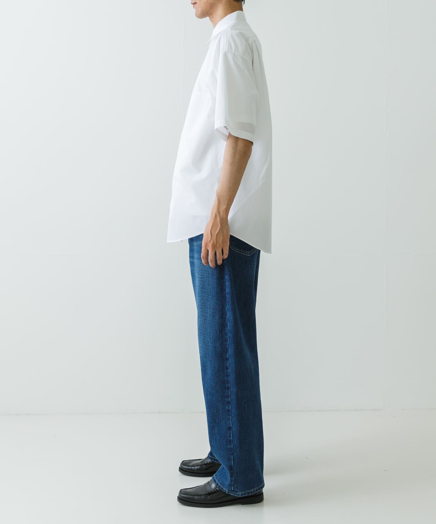 URBAN RESEARCH「new basic　THOMAS MASON SHORT-SLEEVE OVER SHIRTS」|シャツ・ブラウス|