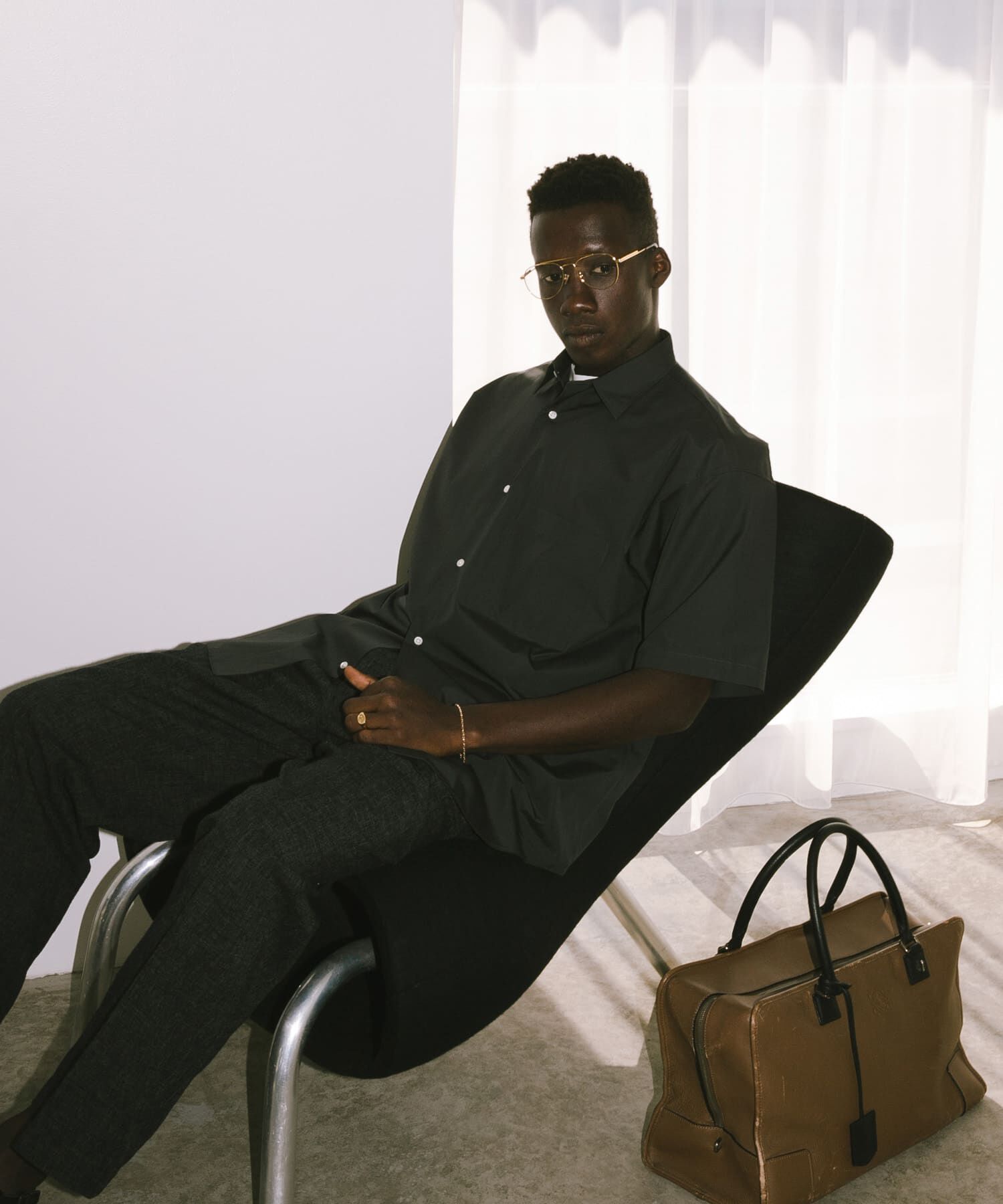 URBAN RESEARCH「new basic　THOMAS MASON SHORT-SLEEVE OVER SHIRTS」|シャツ・ブラウス|