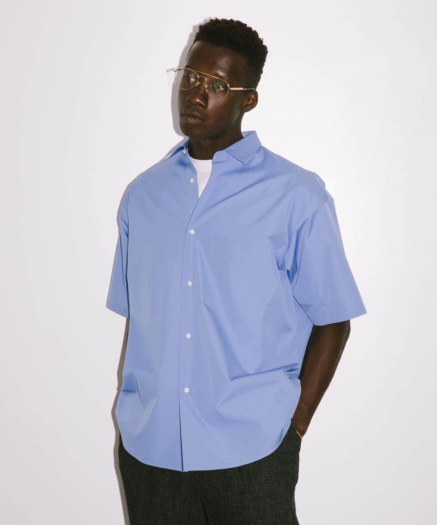 URBAN RESEARCH「new basic　THOMAS MASON SHORT-SLEEVE OVER SHIRTS」|シャツ・ブラウス|