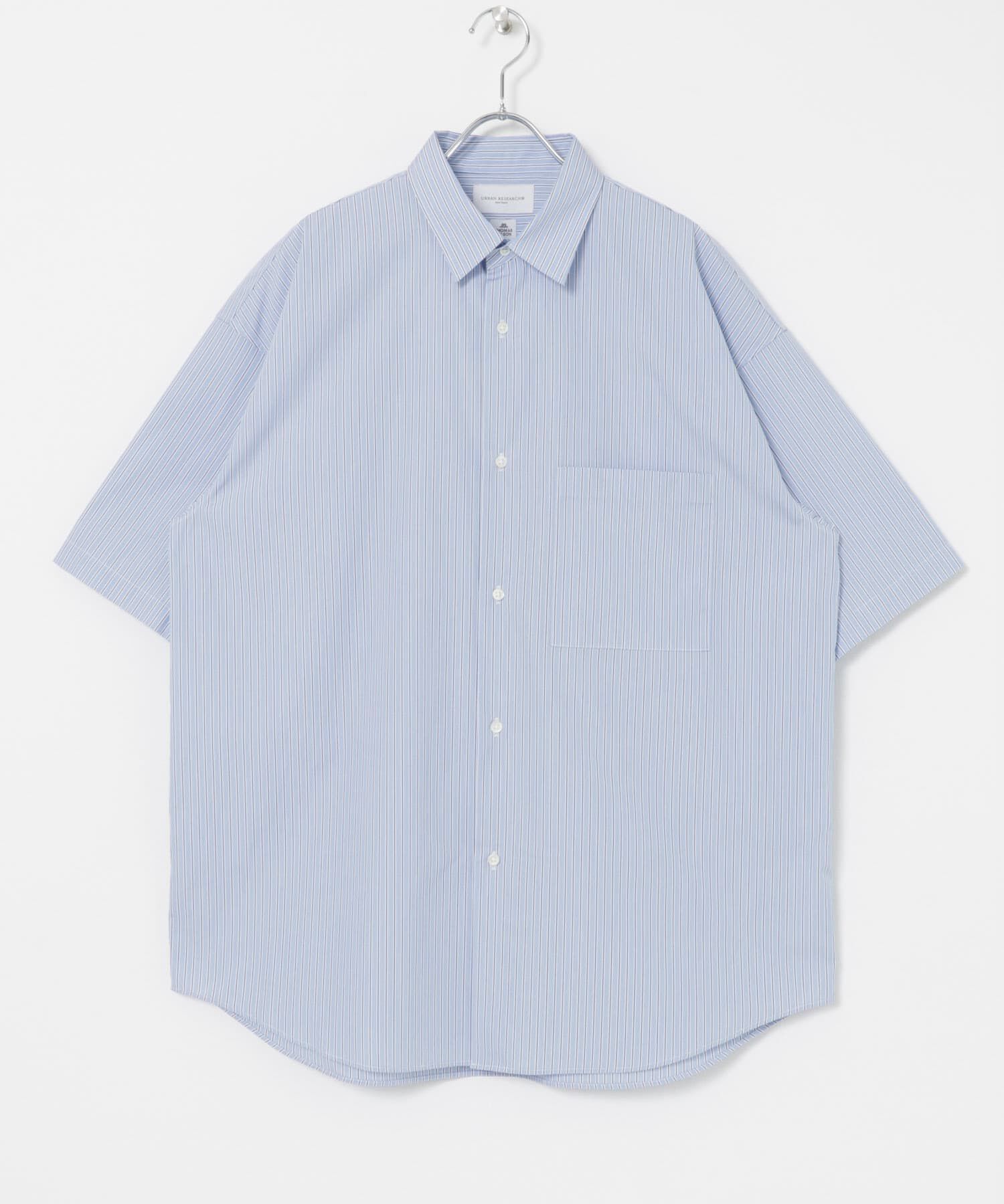 URBAN RESEARCH「new basic　THOMAS MASON SHORT-SLEEVE OVER SHIRTS」|シャツ・ブラウス|