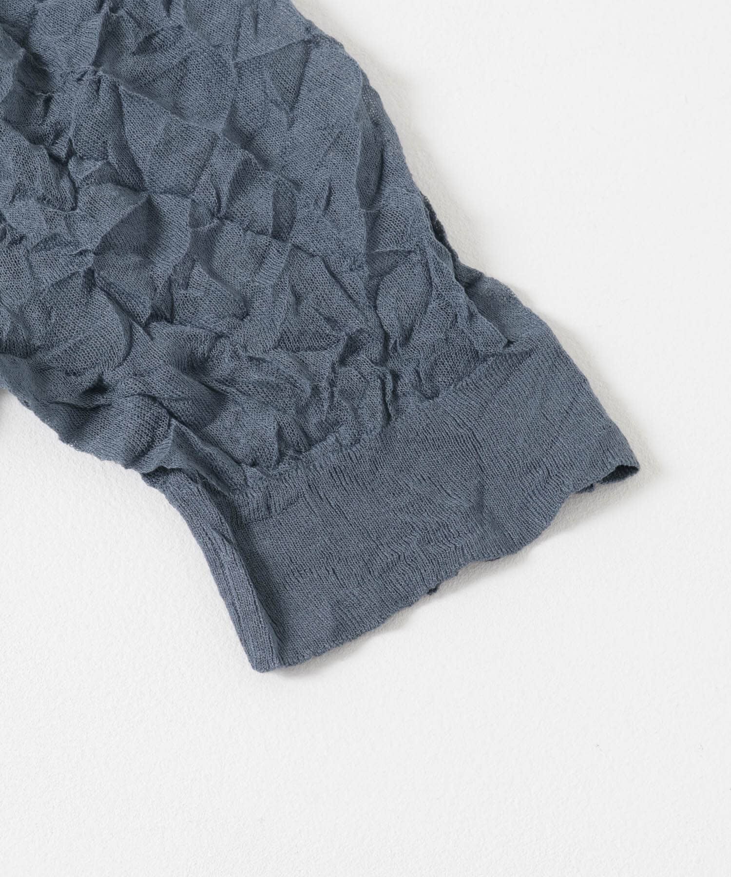 URBAN RESEARCH「new basic　リネン混ワッシャーシャツカラーニット」|ニット・セーター|