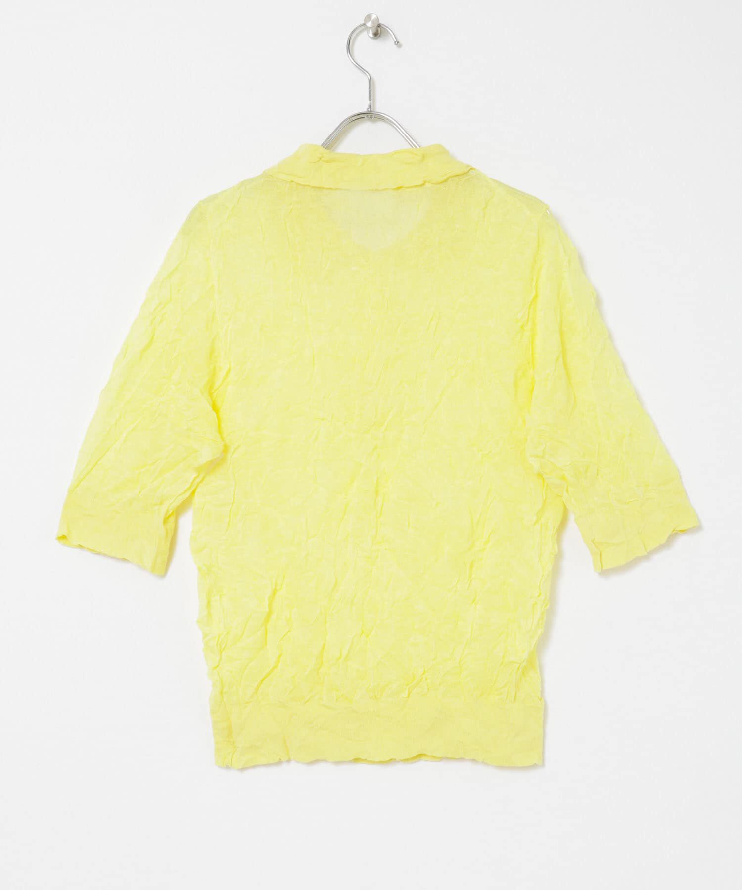 URBAN RESEARCH「new basic　リネン混ワッシャーシャツカラーニット」|ニット・セーター|