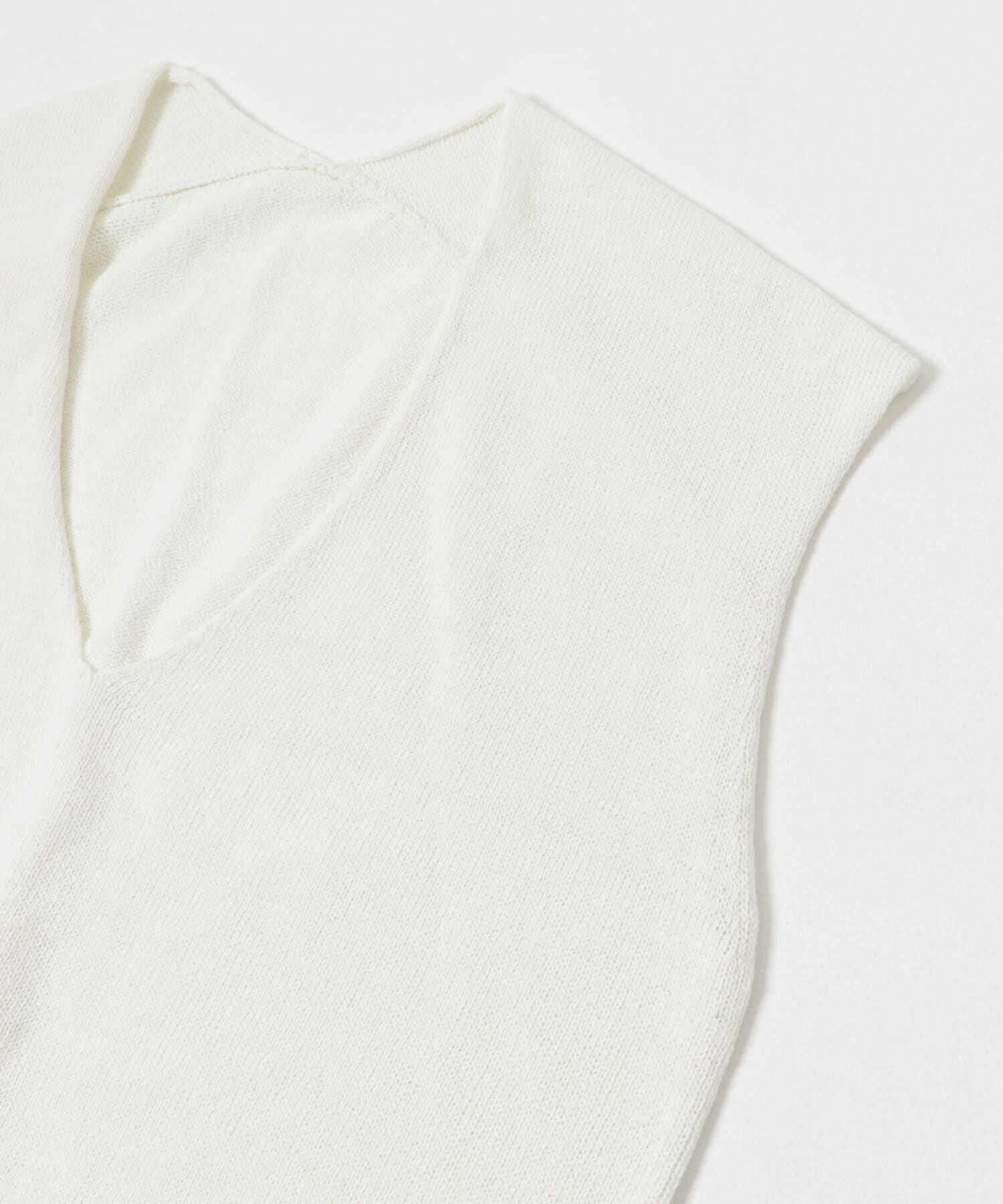 URBAN RESEARCH「リネンコットンVネックニットベスト」|ベスト・ジレ|