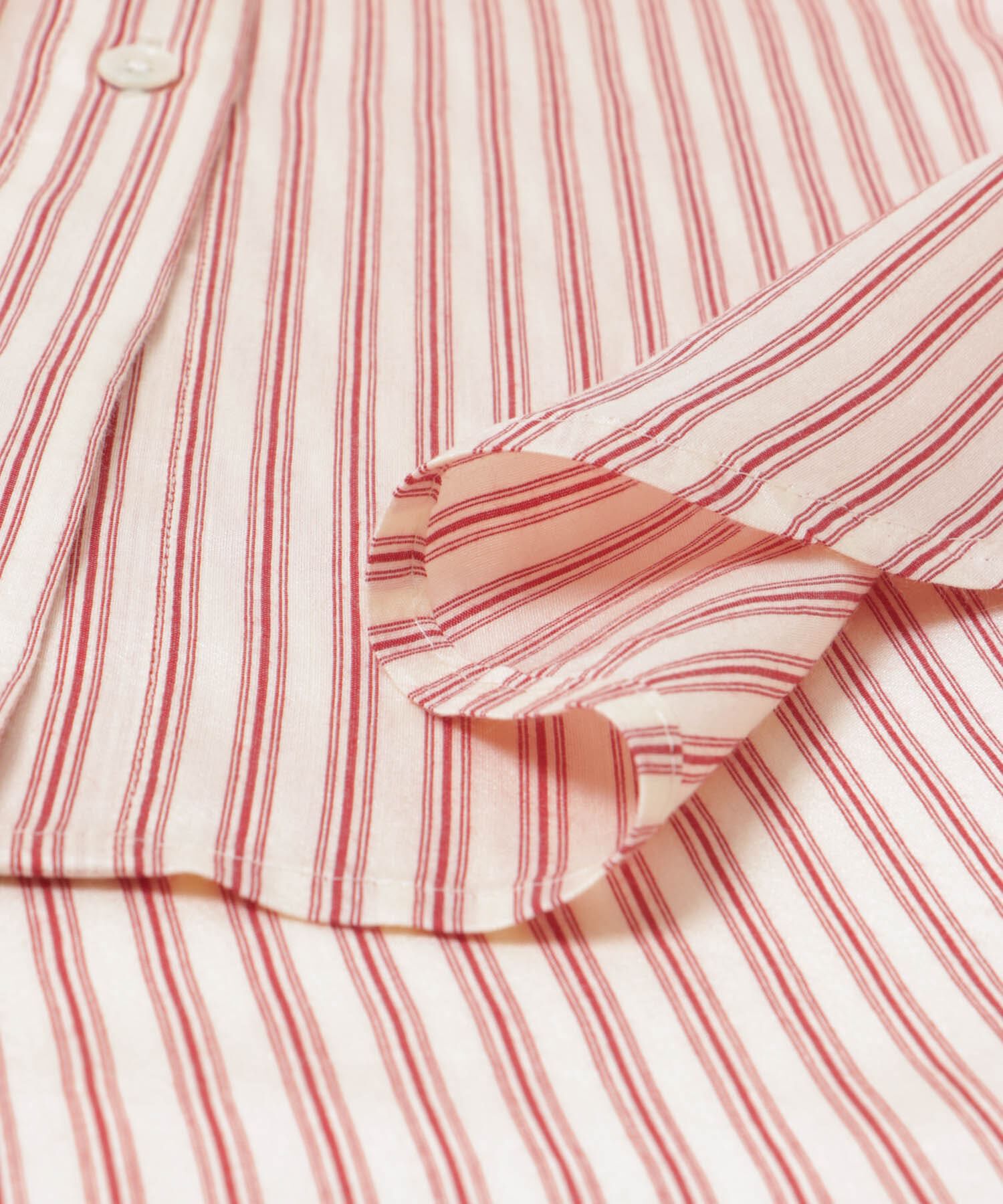 URBAN RESEARCH「new basic　レーヨンシルクストライプオーバーシャツ」|シャツ・ブラウス|