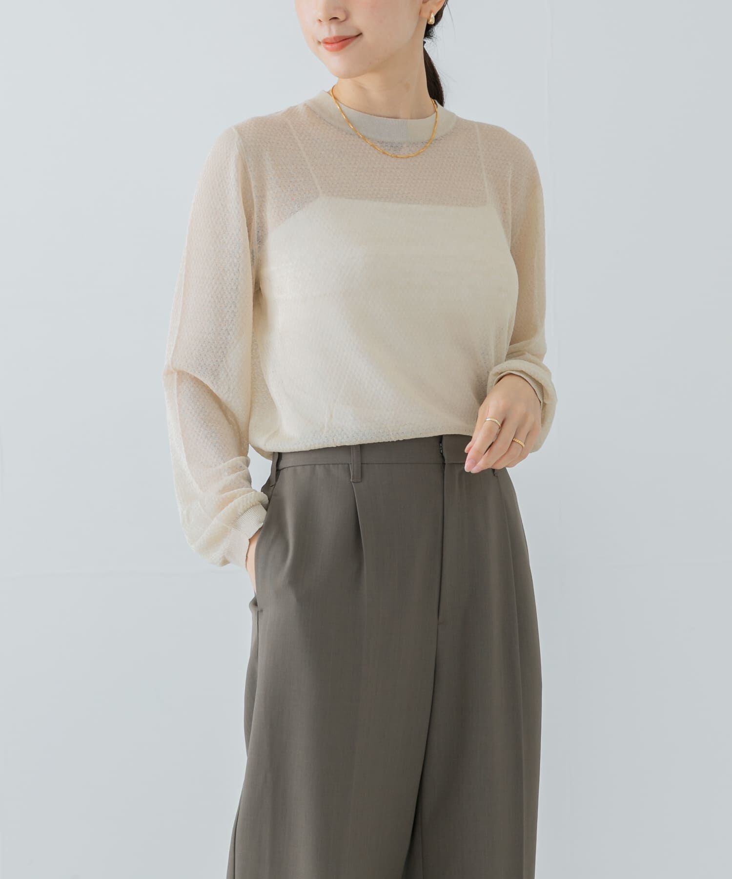 URBAN RESEARCH「『別注』ROUTINE&times;URBAN RESEARCH　シアーニット」|ニット・セーター|