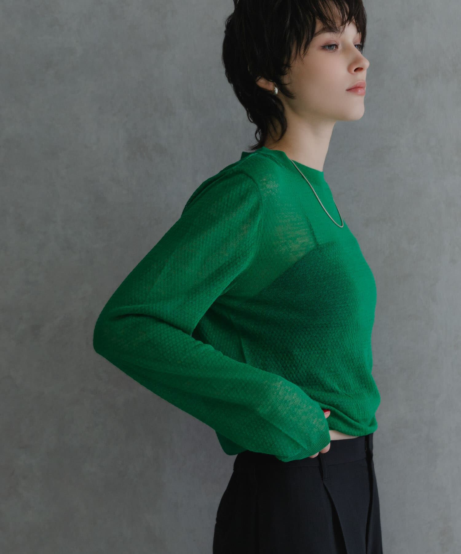 URBAN RESEARCH「『別注』ROUTINE&times;URBAN RESEARCH　シアーニット」|ニット・セーター|