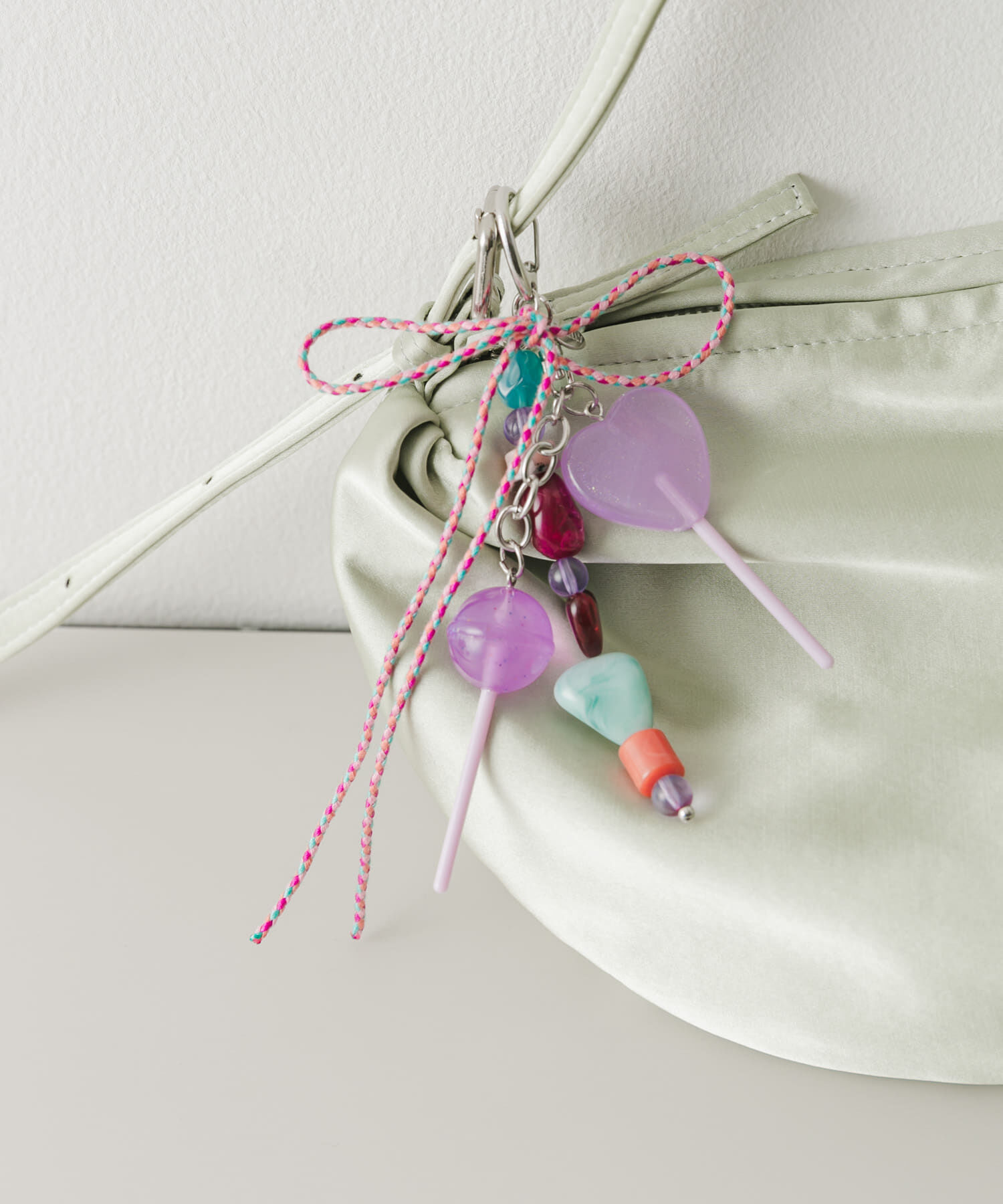 SMELLY「カラーモチーフキャンディーキーチェーン」|チャーム・キーホルダー|パープル