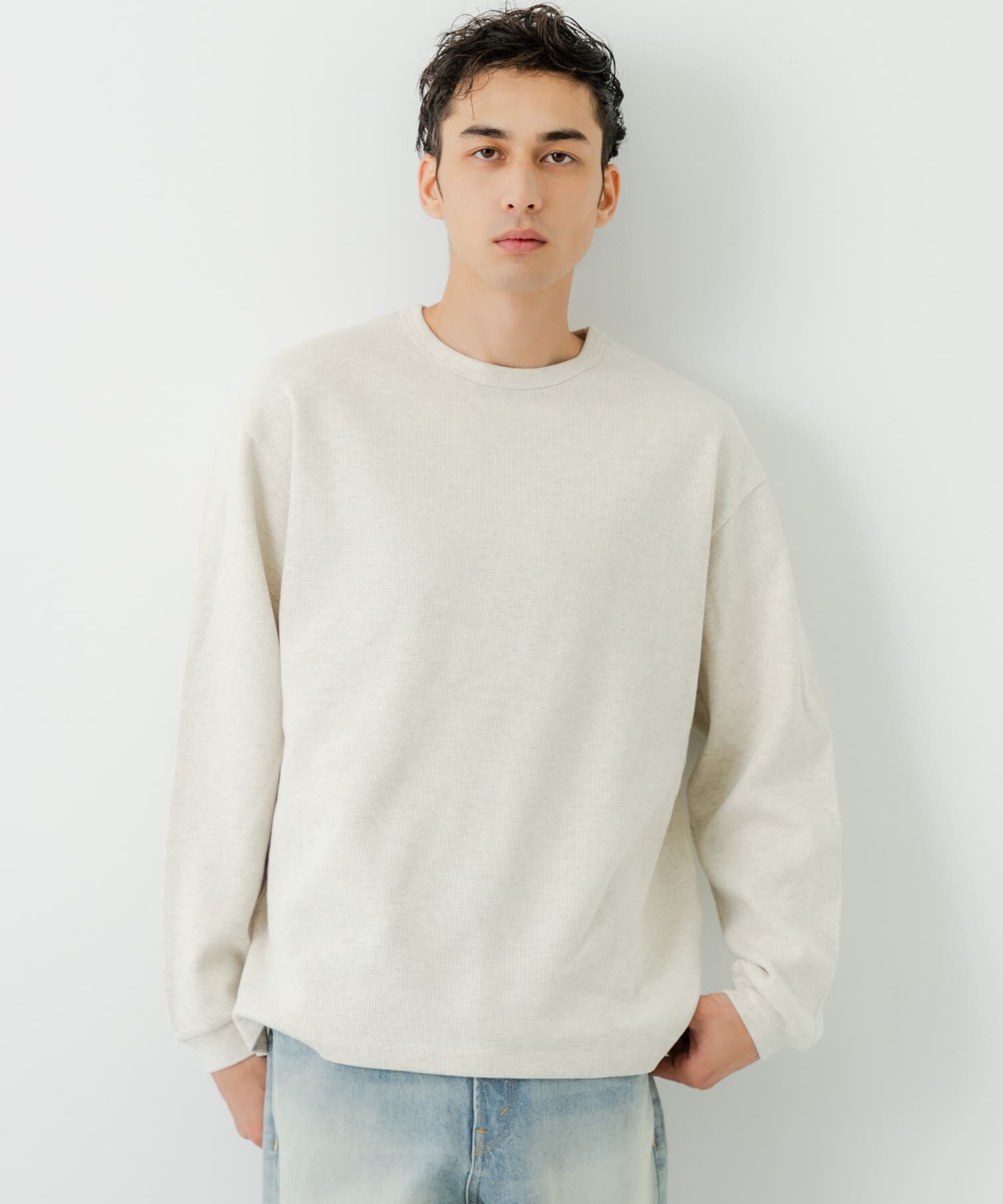 URBAN RESEARCH「度詰めワッフルロングスリーブ」|Tシャツ・カットソー|