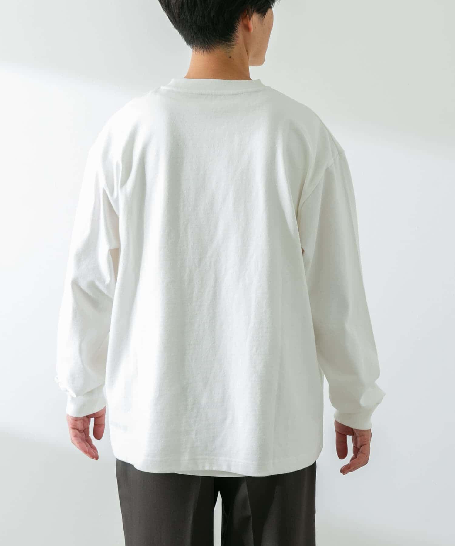 Sonny Label 「ヘビーウェイトナイロン布帛ポケットロングスリーブTシャツ」|Tシャツ・カットソー|