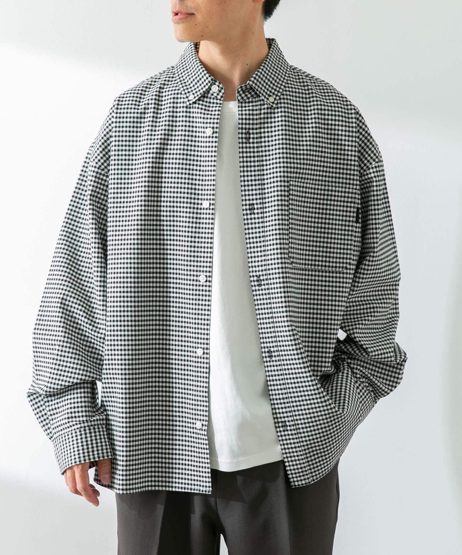 Sonny Label 「抗菌オックスボタンダウンオーバーシャツ」|シャツ・ブラウス|