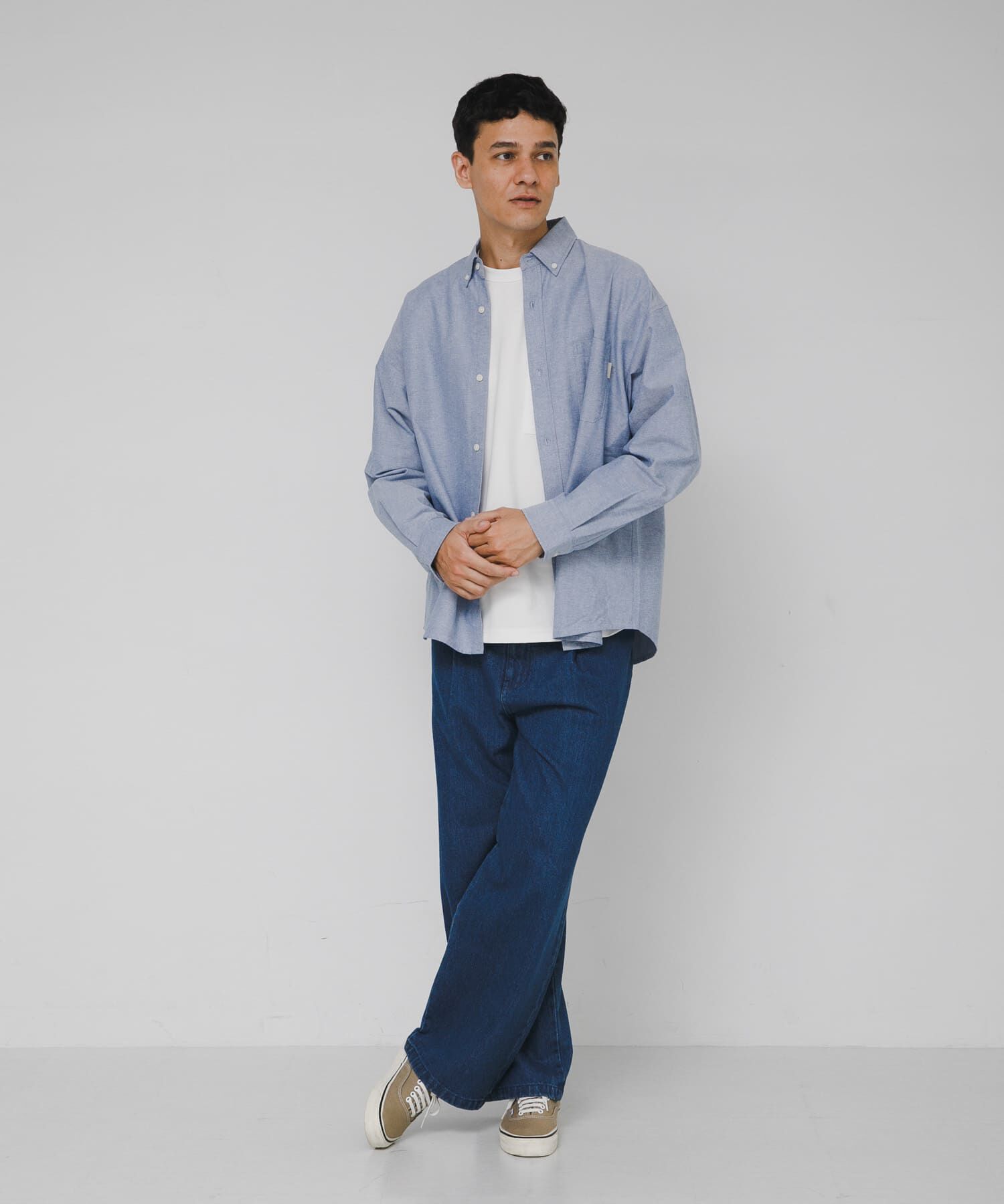 Sonny Label 「抗菌オックスボタンダウンオーバーシャツ」|シャツ・ブラウス|