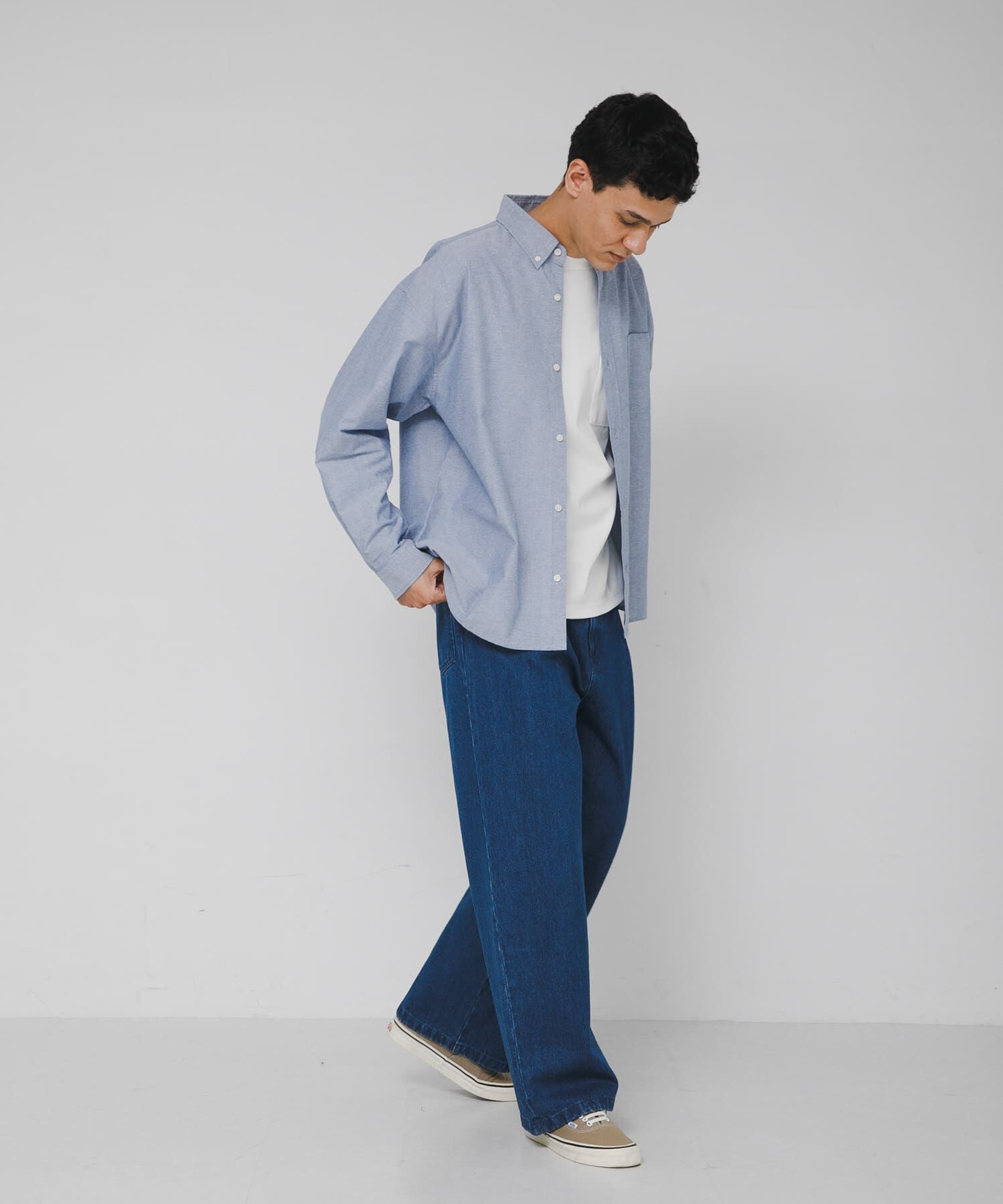 Sonny Label 「抗菌オックスボタンダウンオーバーシャツ」|シャツ・ブラウス|